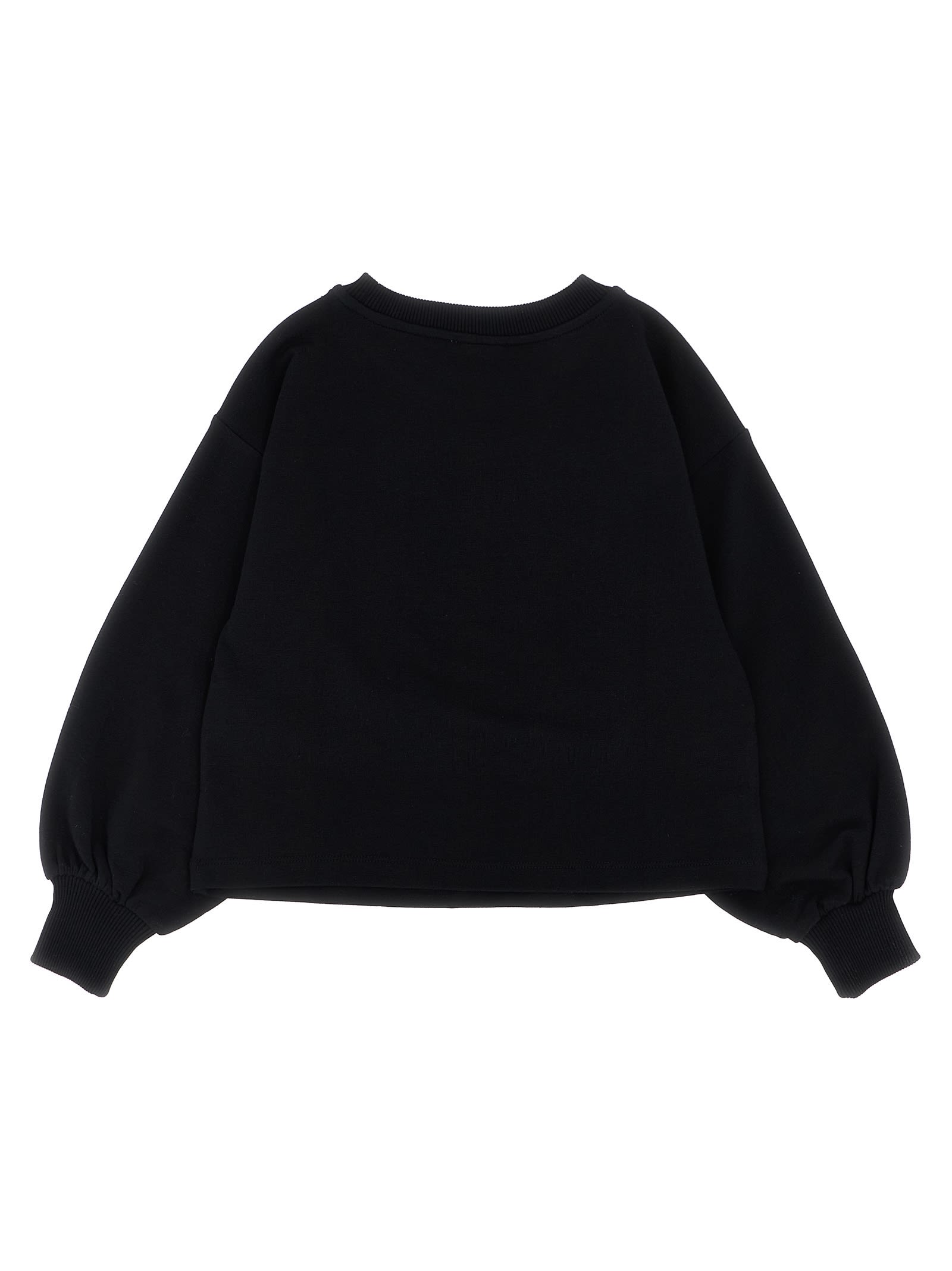 Moschino Teddy Bear-print Sweater In Black