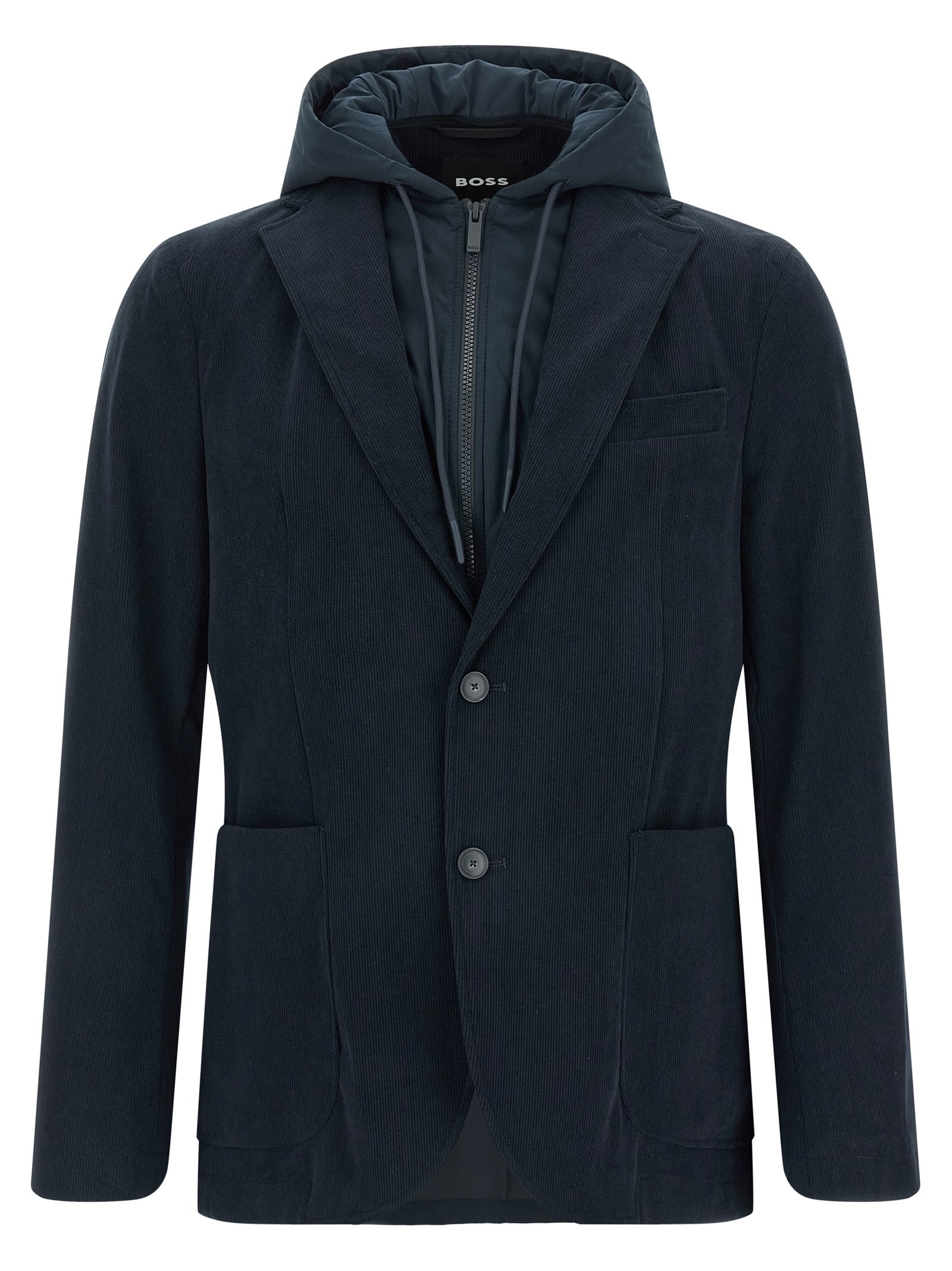 Hugo Boss P-hanry-hd Puffer Jackets Blue In Blue