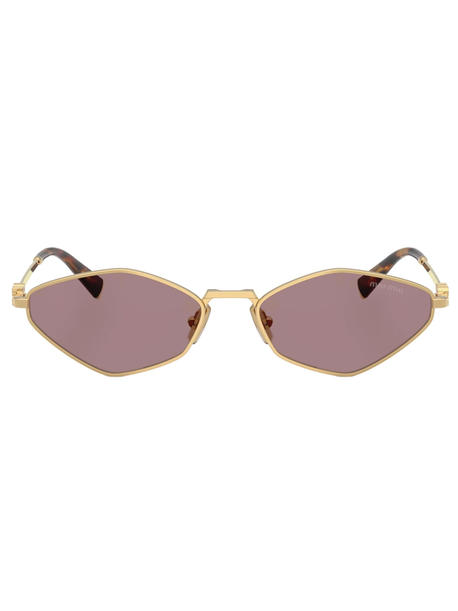 Miu Miu 56zs Sole Sunglasses In Neutral