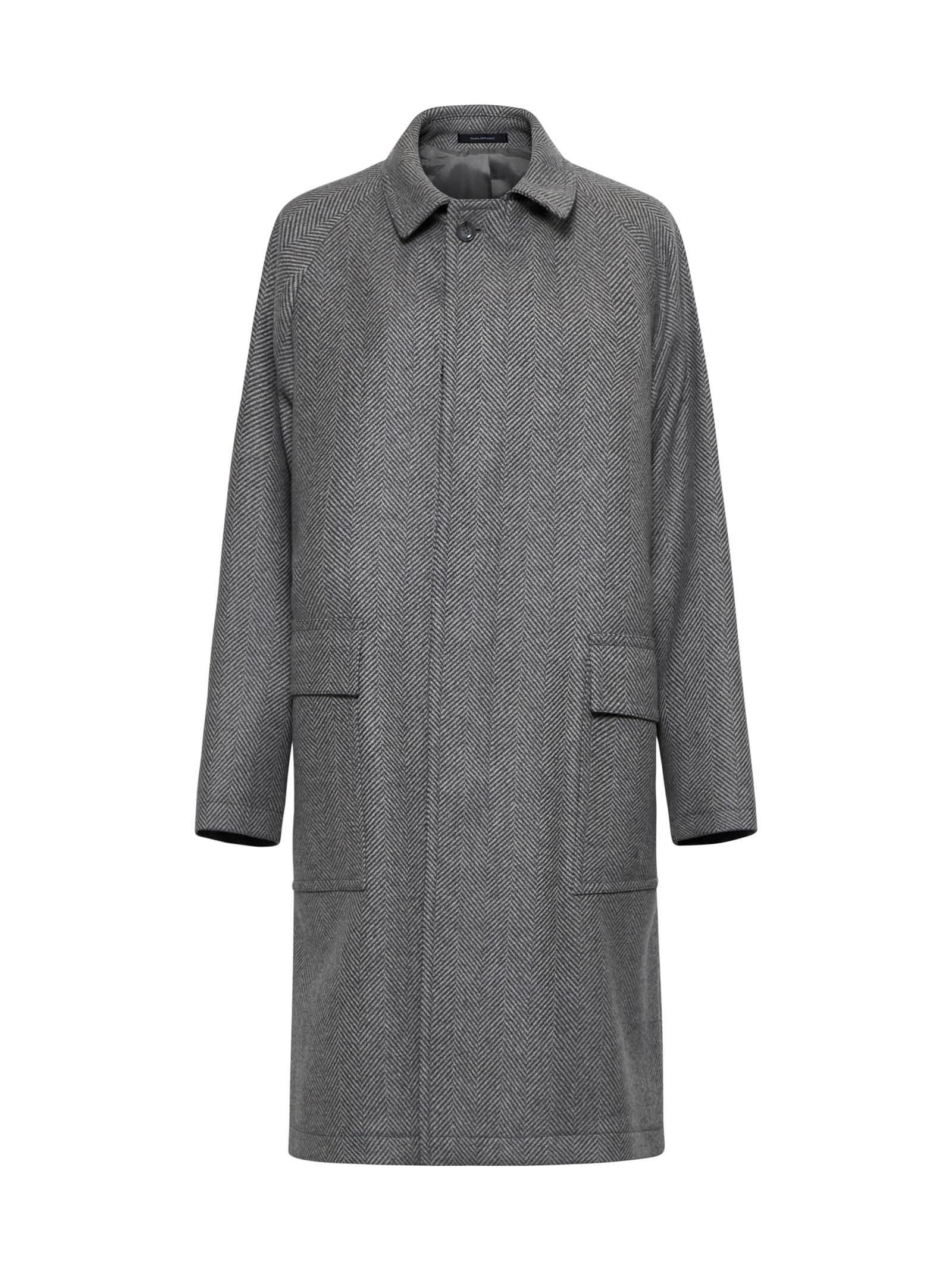 Shop Tagliatore Coat In Perla