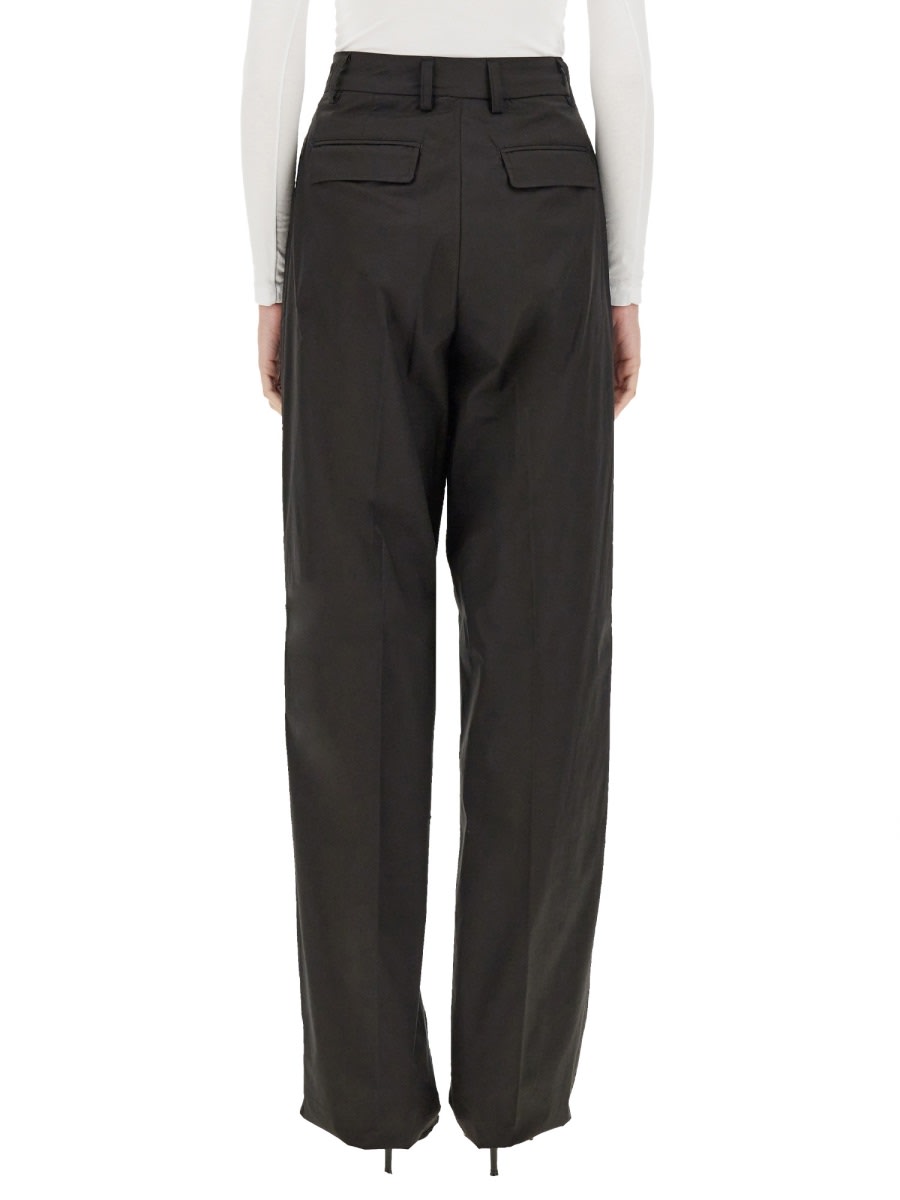 The Latest Billie Lightweight Poplin Trousers Black In Black