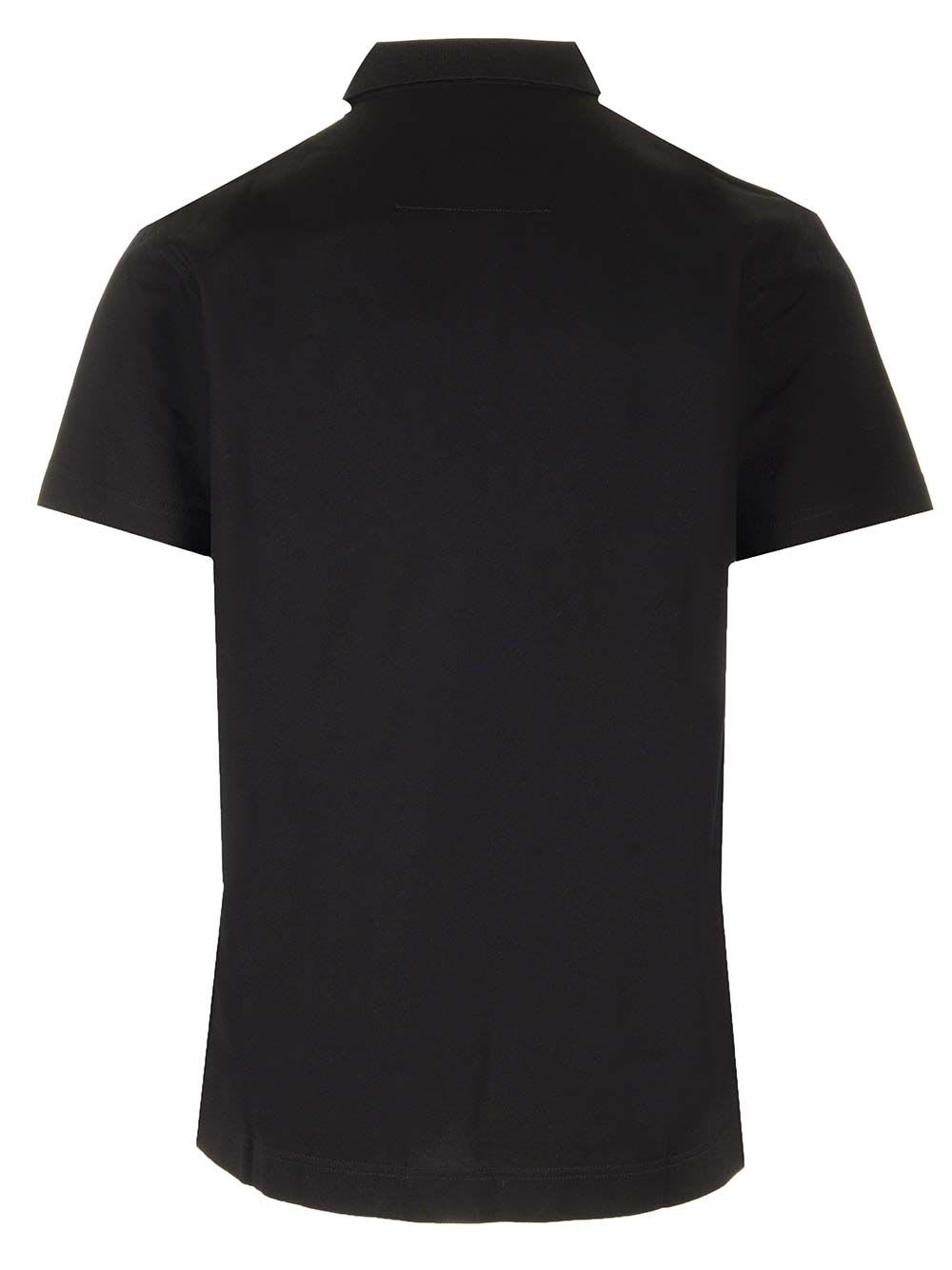 Shop Givenchy Cotton Polo Shirt In Nero