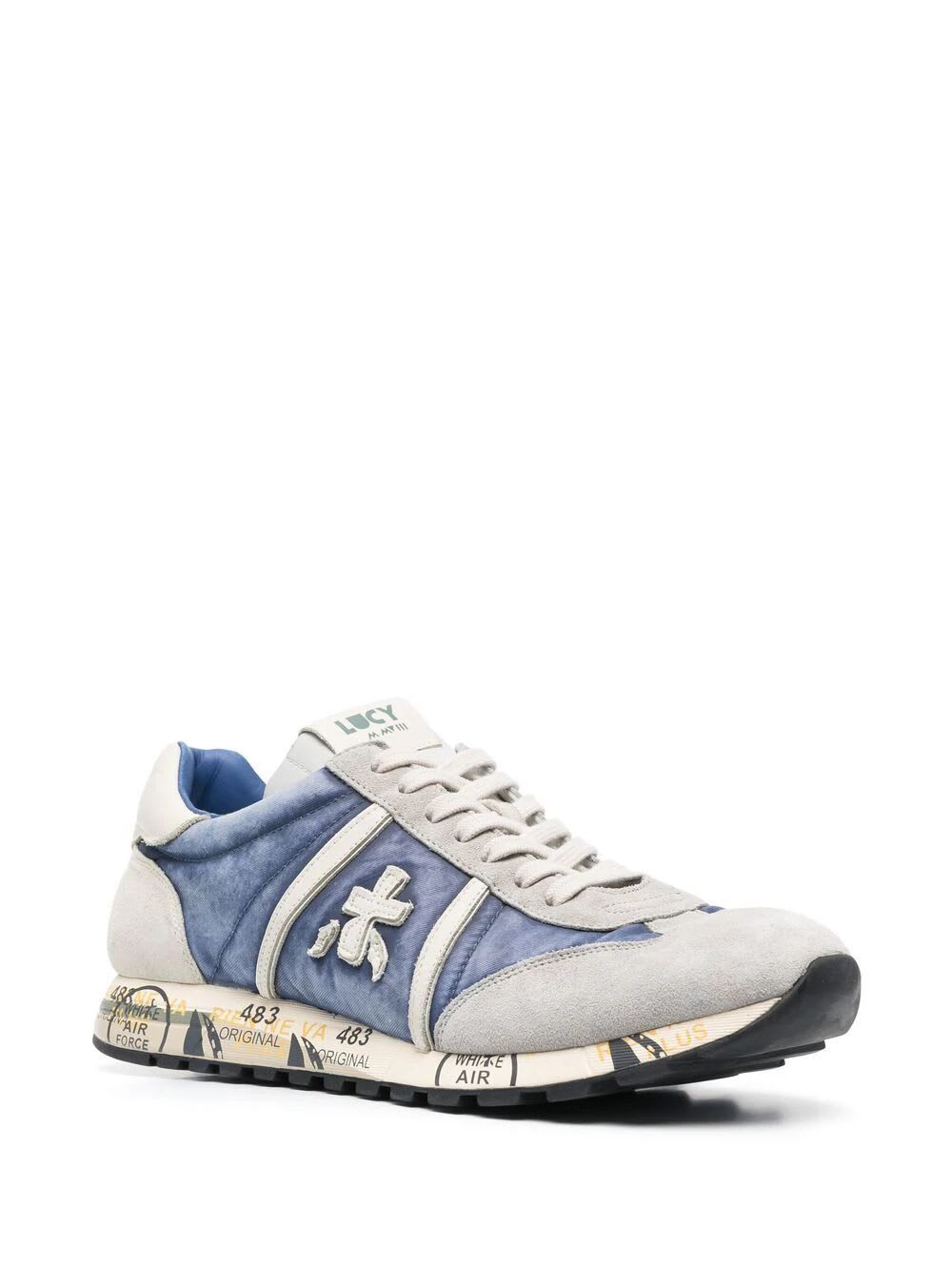 Shop Premiata Lucy Sneakers In Blue