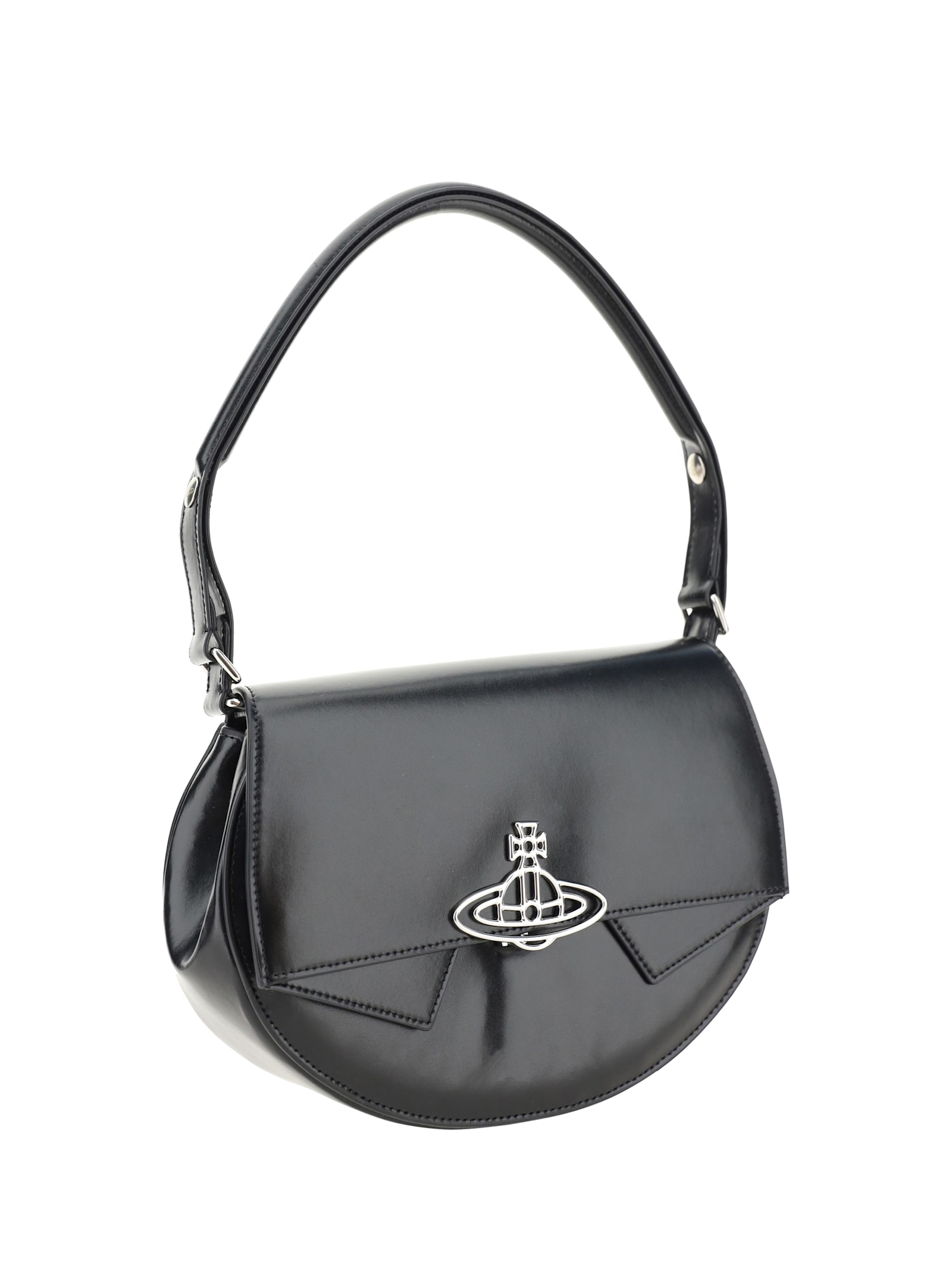 Shop Vivienne Westwood Sadie Shoulder Bag In Black