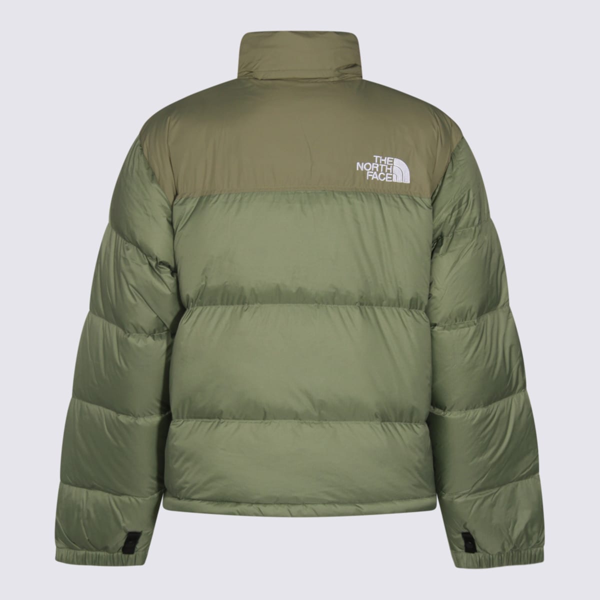 The North Face Insulated Jackets With Adjustable Cuffs And High Collar In Green