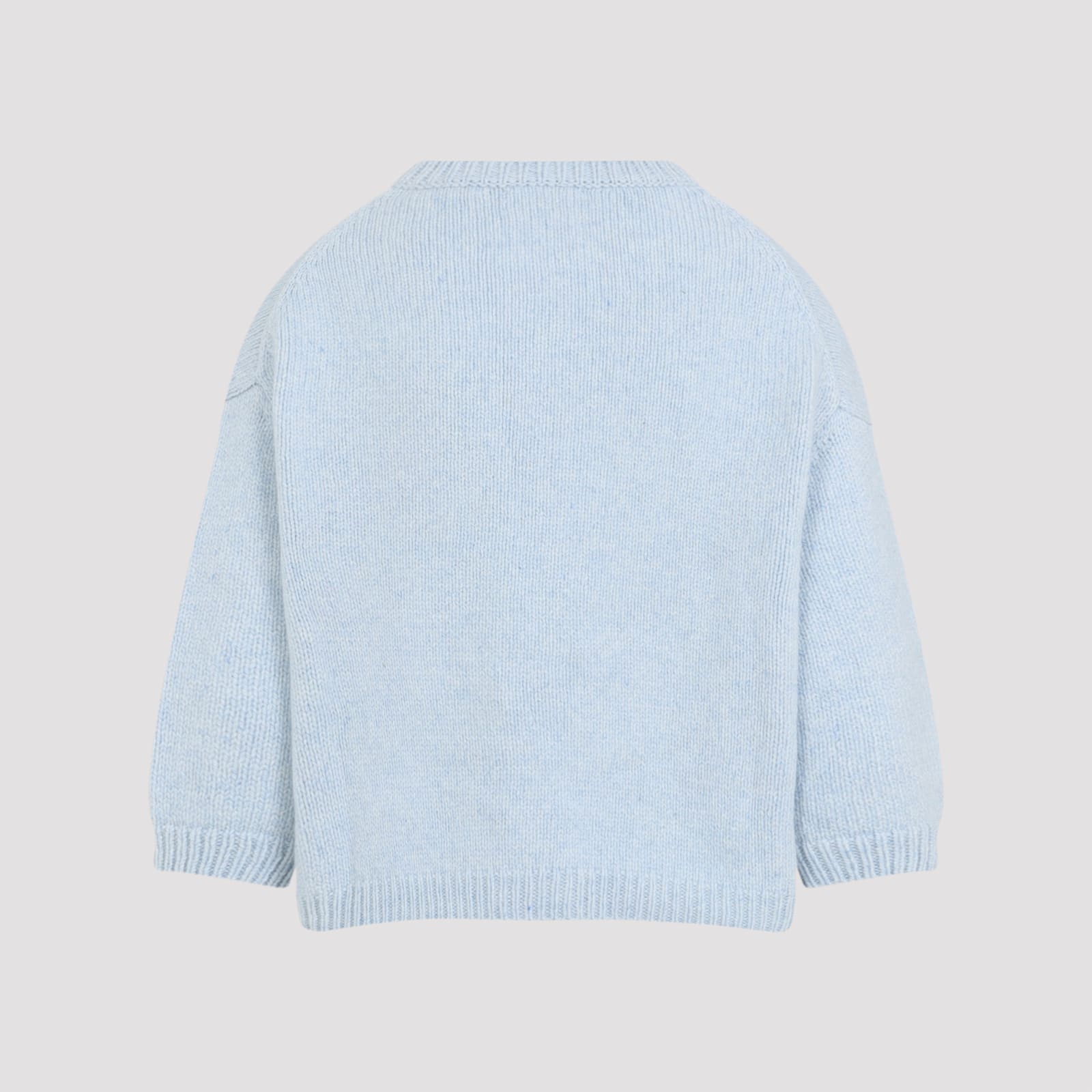 Khaite Sabina Cashmere Sweater In Blue