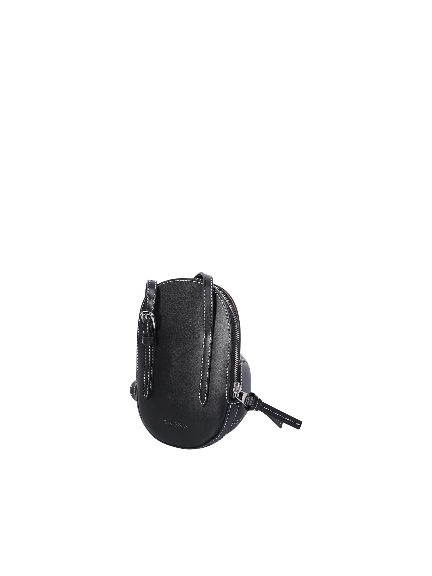 Shop Jw Anderson Black Cap Midi Bag