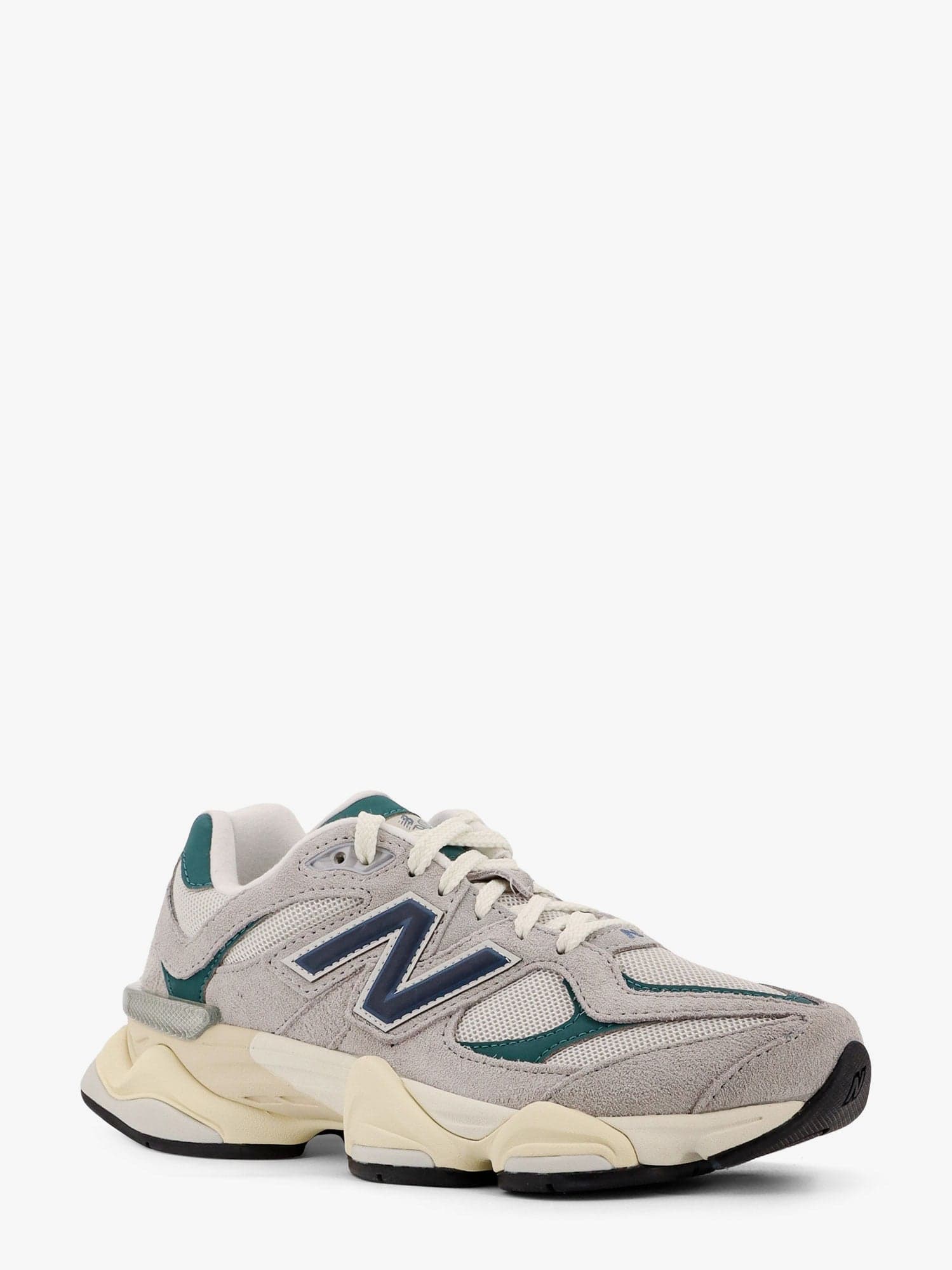 New Balance Mesh And Suede Sneakers With Logo On The Side In Grey
