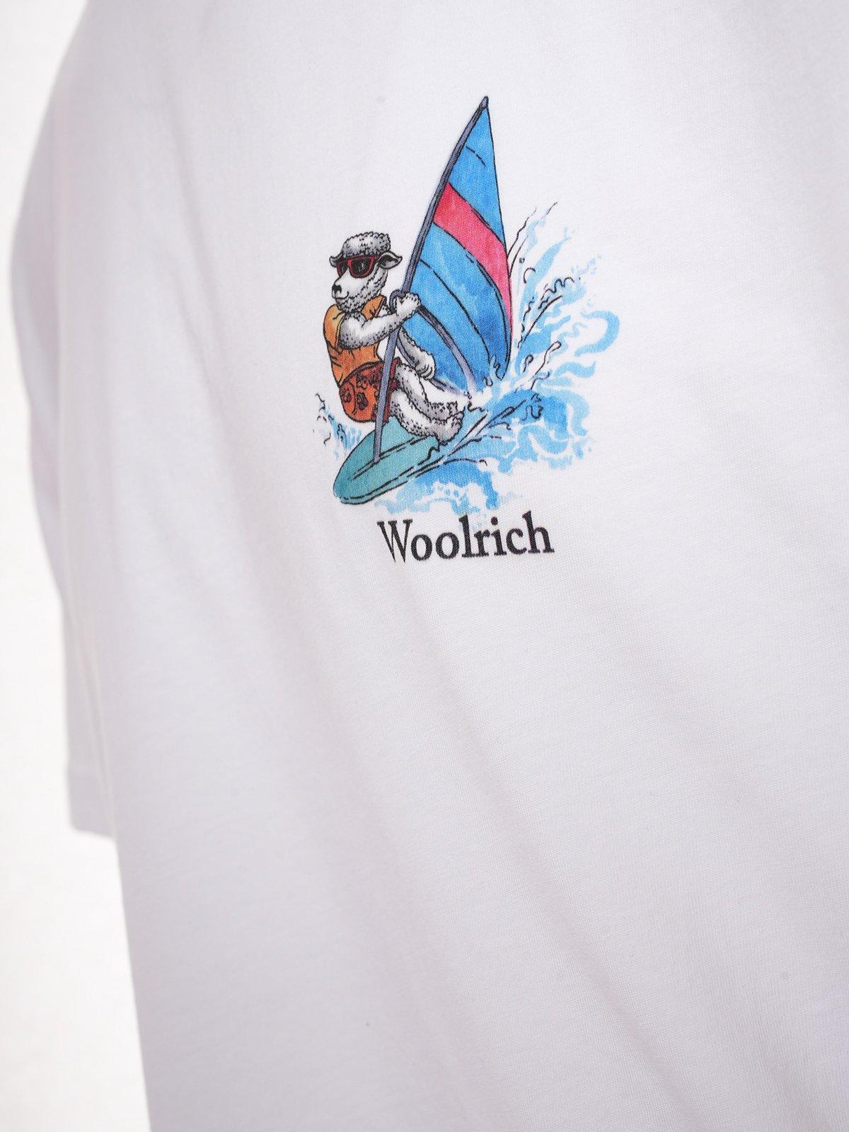Woolrich Logo-print Cotton T-shirt In White