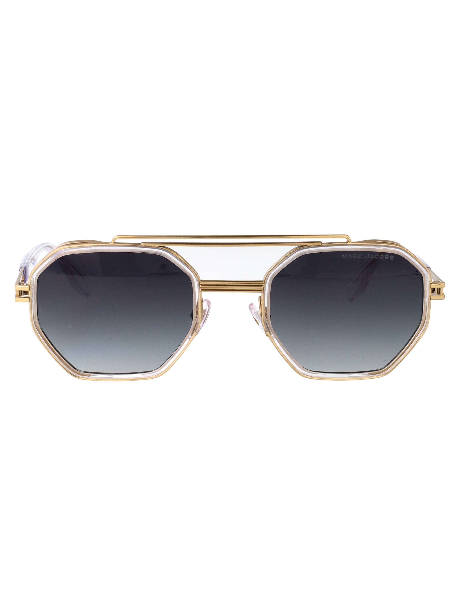 Marc Jacobs Aviator-frame Sunglasses In Gold