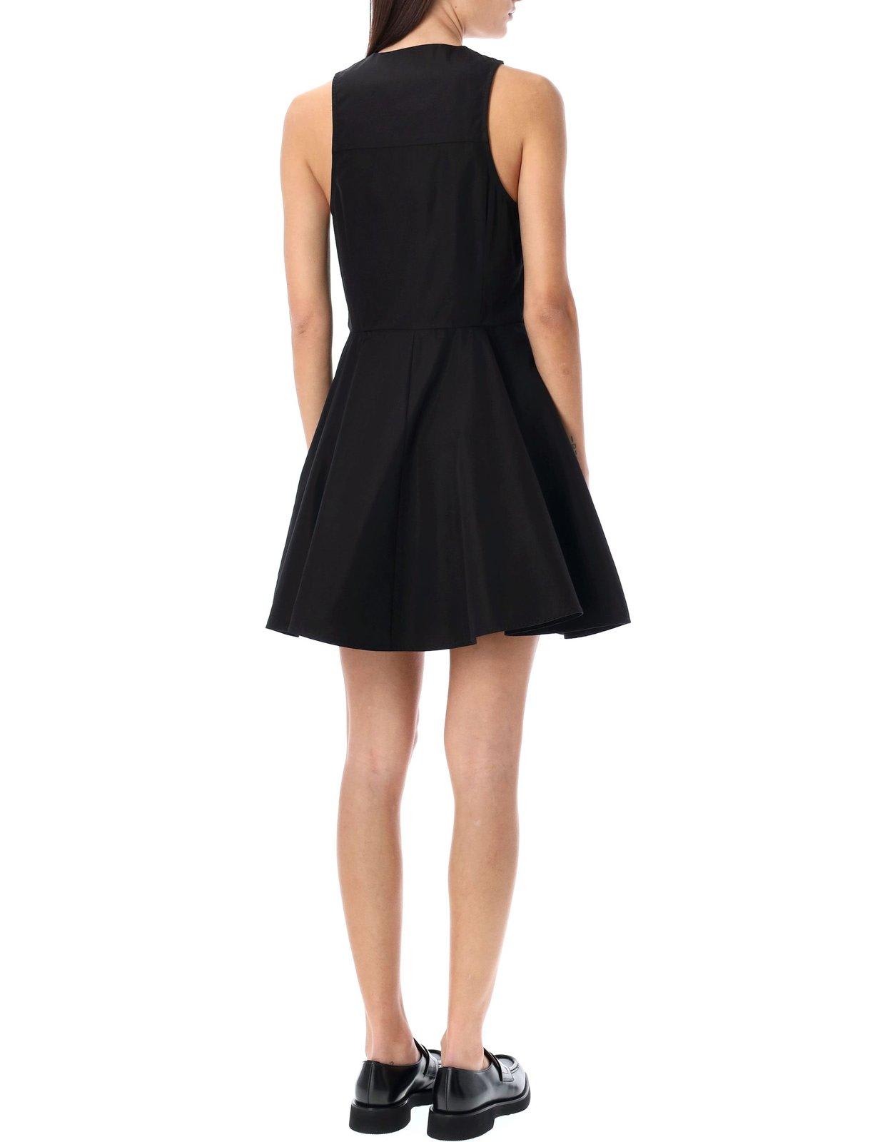 Shop Ami Alexandre Mattiussi Paris Sleeveless Mini Dress In Black