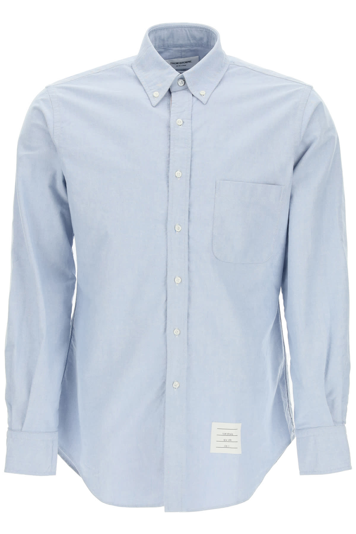 Thom Browne 'oxford Signature Striped Shirt In In Light Blue (light Blue)