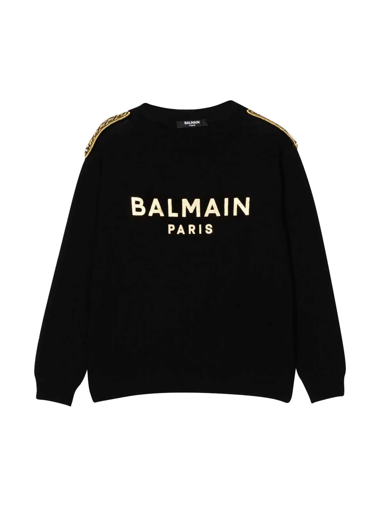Balmain Black Sweater Boy