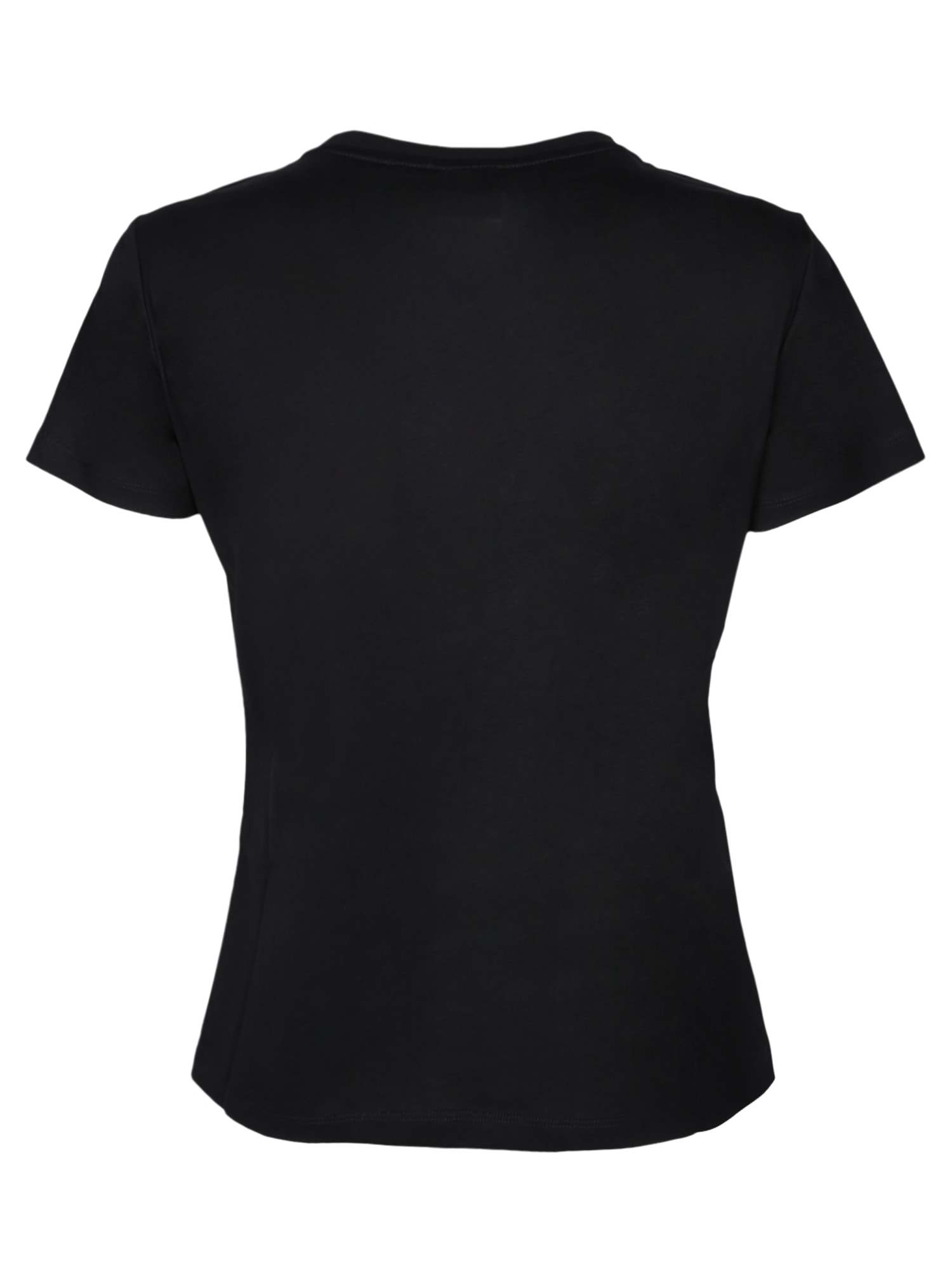 Shop Pinko Quentin Logo Black T-shirt