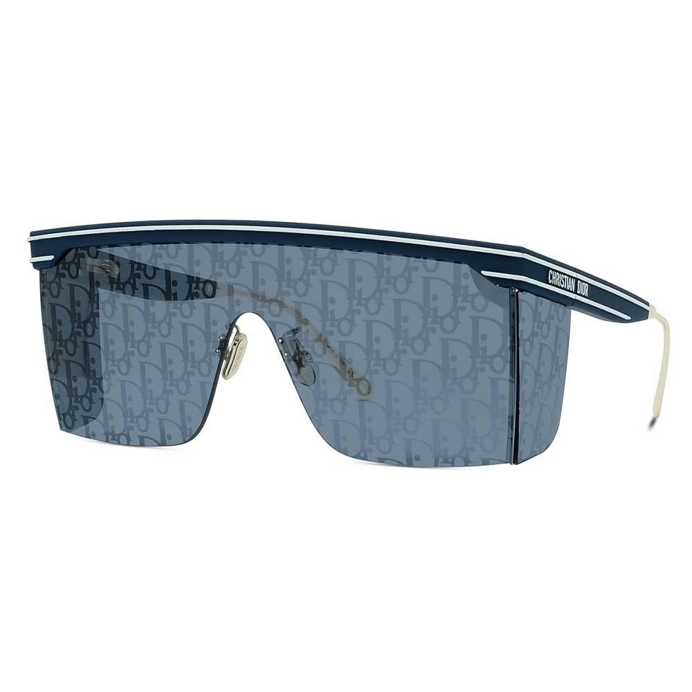 Dior Monogram Shield Framed Sunglasses In Blue