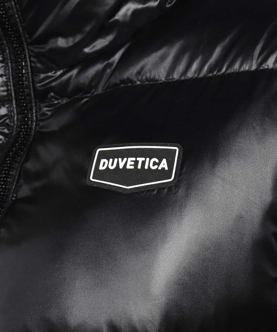 Shop Duvetica Long Down Jacket In Black