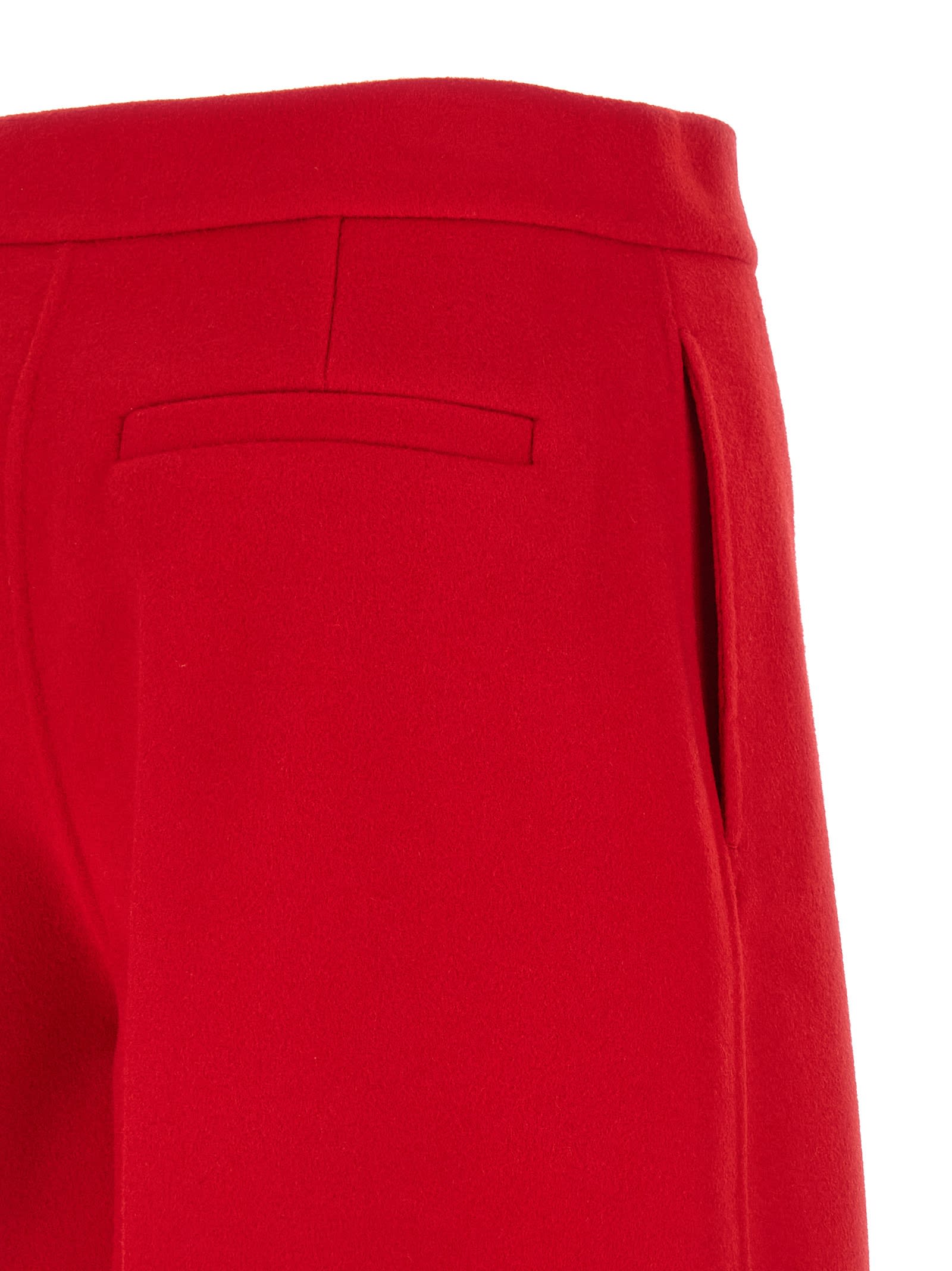 Sportmax Buono Bermuda And Short Red In Red