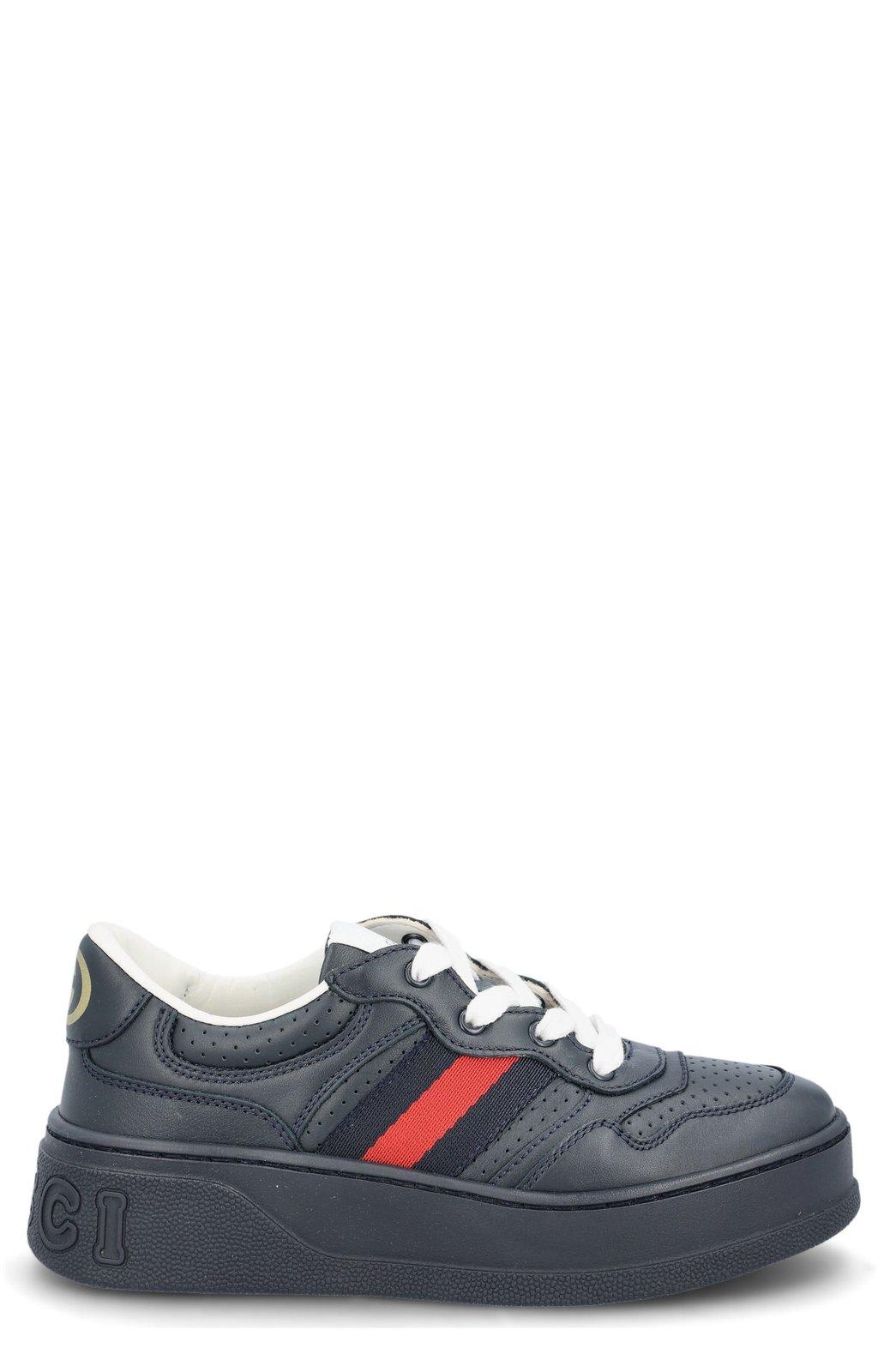 Gucci Web Detailed Low-top Sneakers