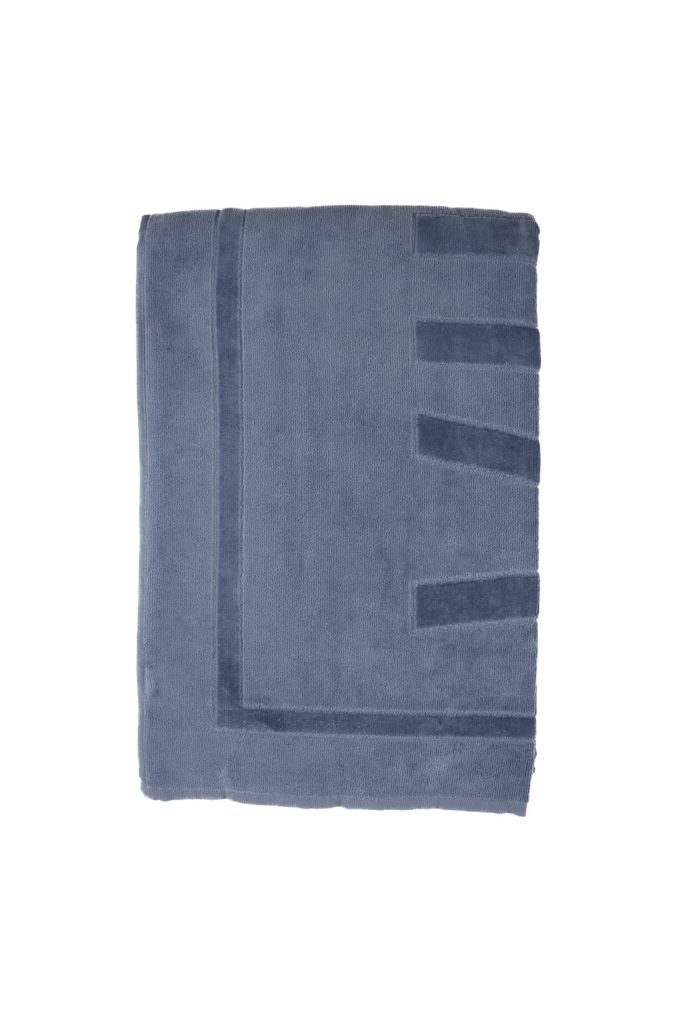 Vilebrequin Cotton Beach Towel In Bleu Marine