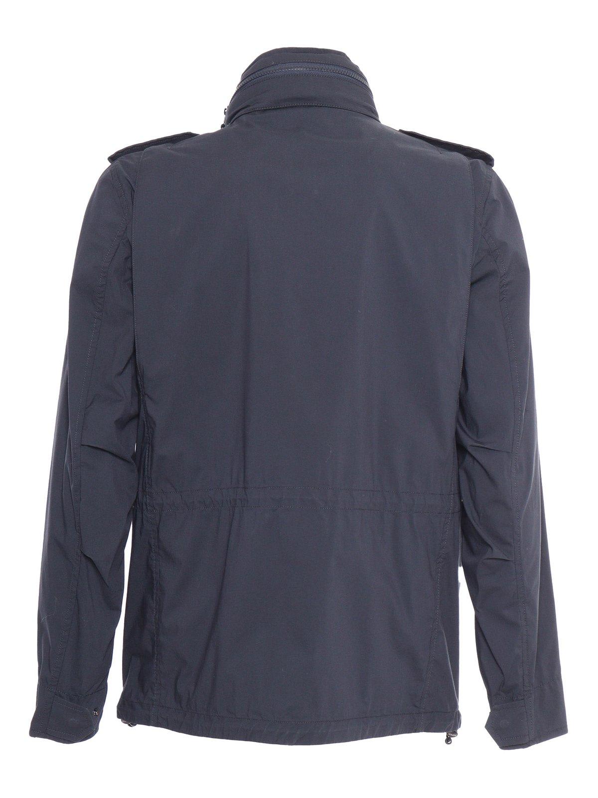 ASPESI MINI FIELD HIGH-NECK ZIP-UP JACKET 