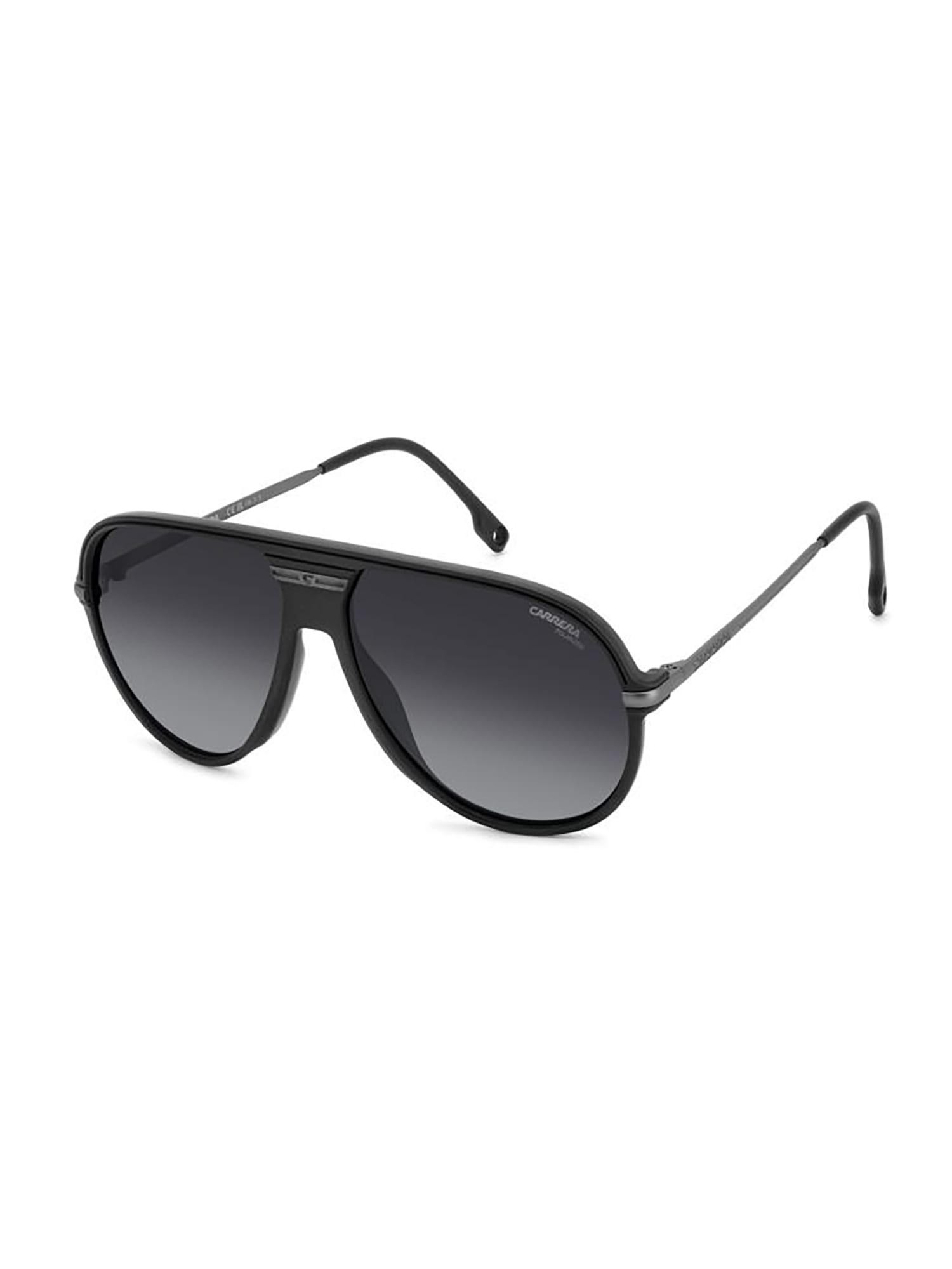 Carrera Matte Black Dark Ruthenium Injectate Sunglasses In Black