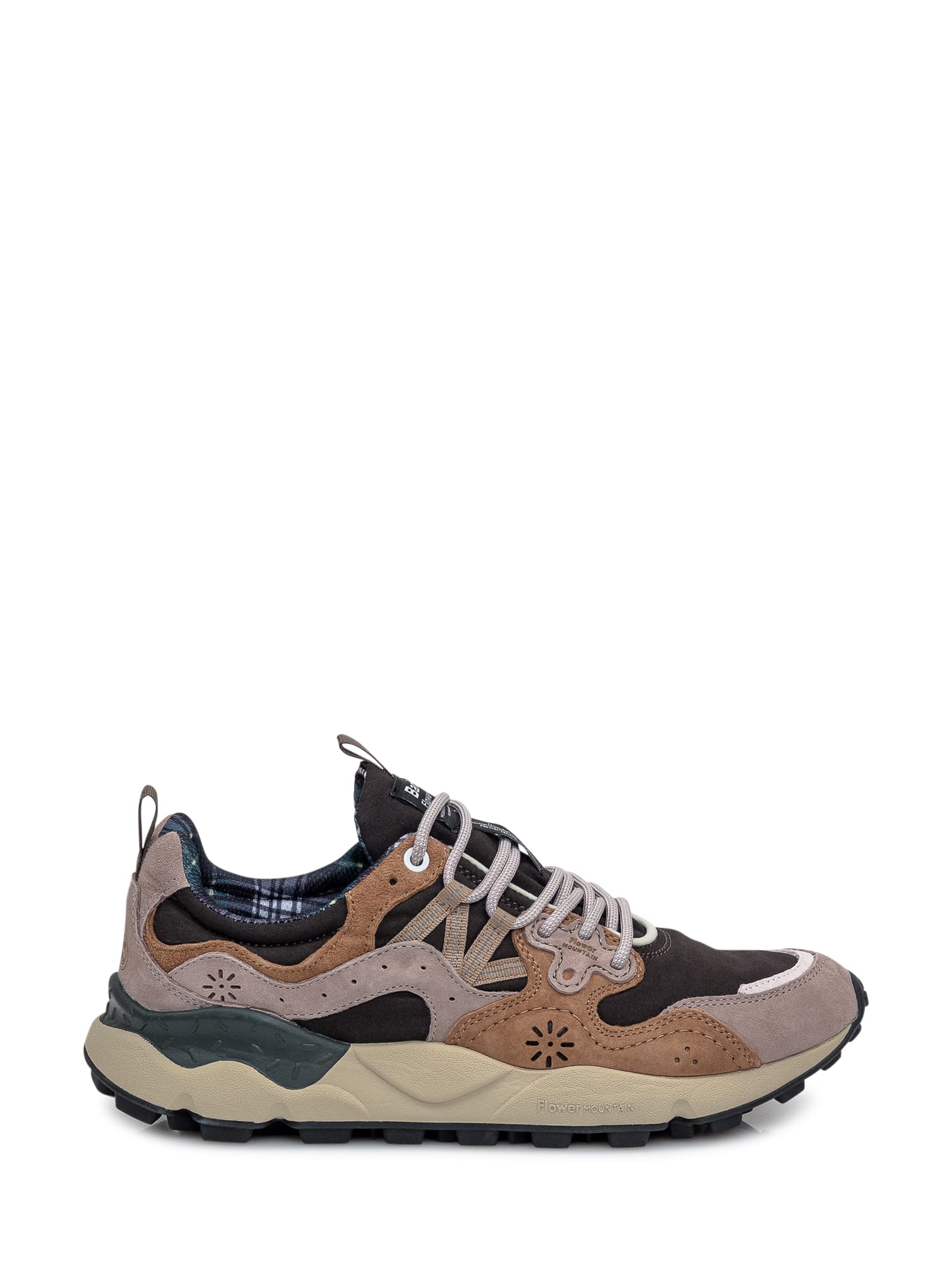 Shop Barbour Yamano 3 Sneaker In Brown Beige