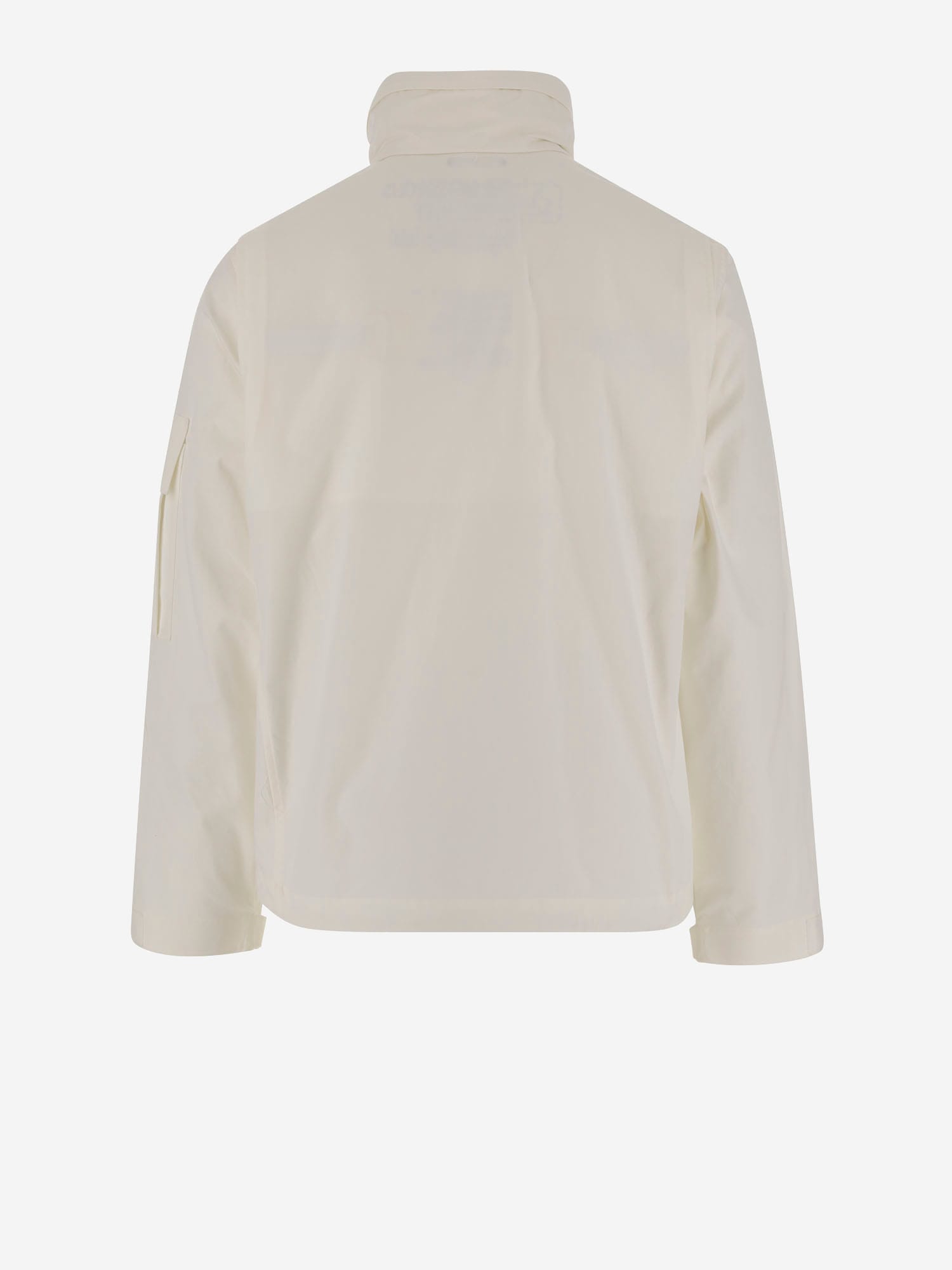 C.p. Company Cotton Metropolis Hyst Jacket In White
