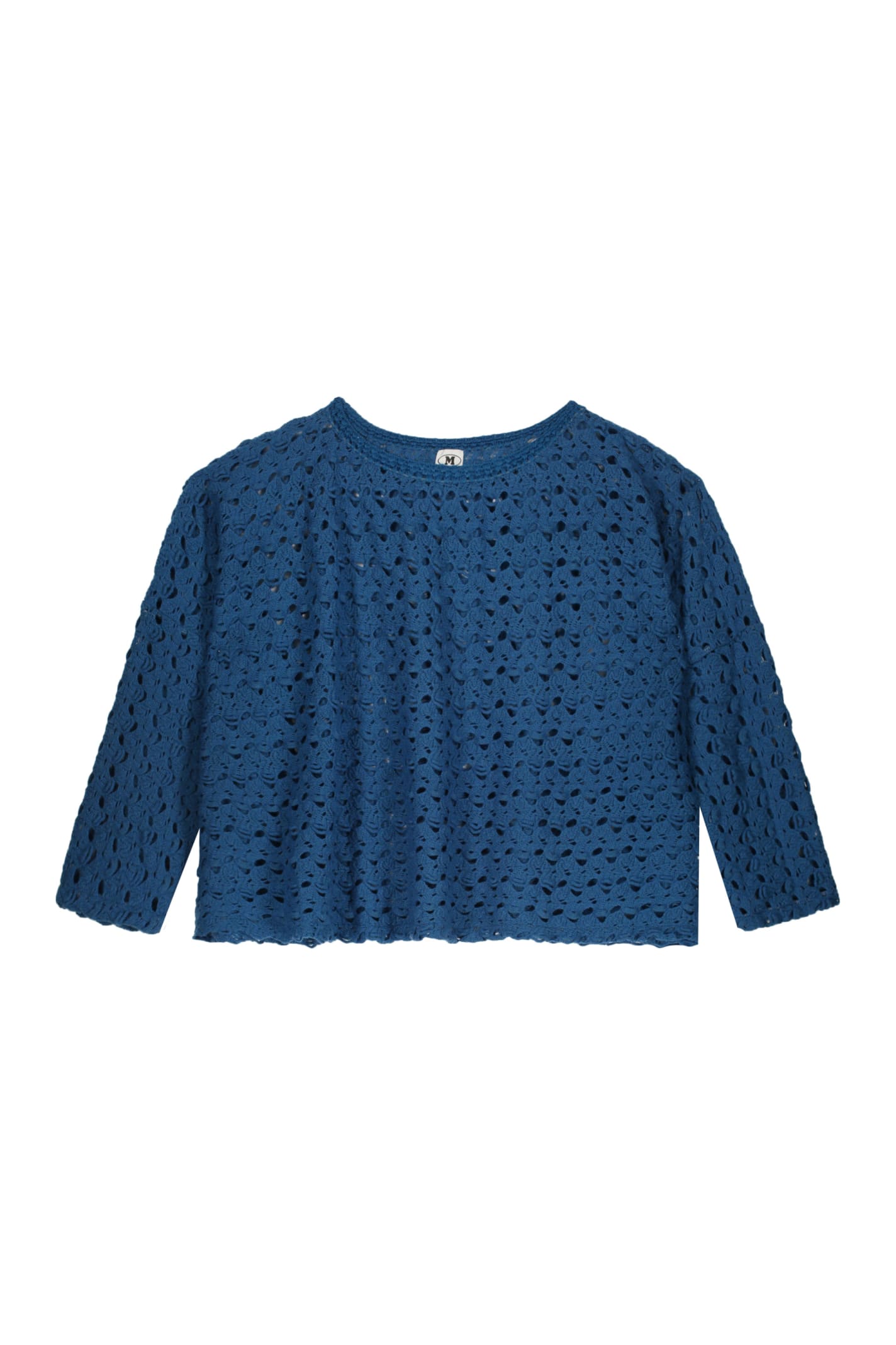 Missoni Wool Blend Sweater In Blue