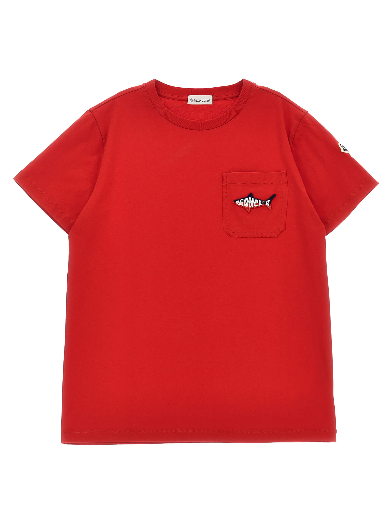 Moncler Squalo T-shirt In Red