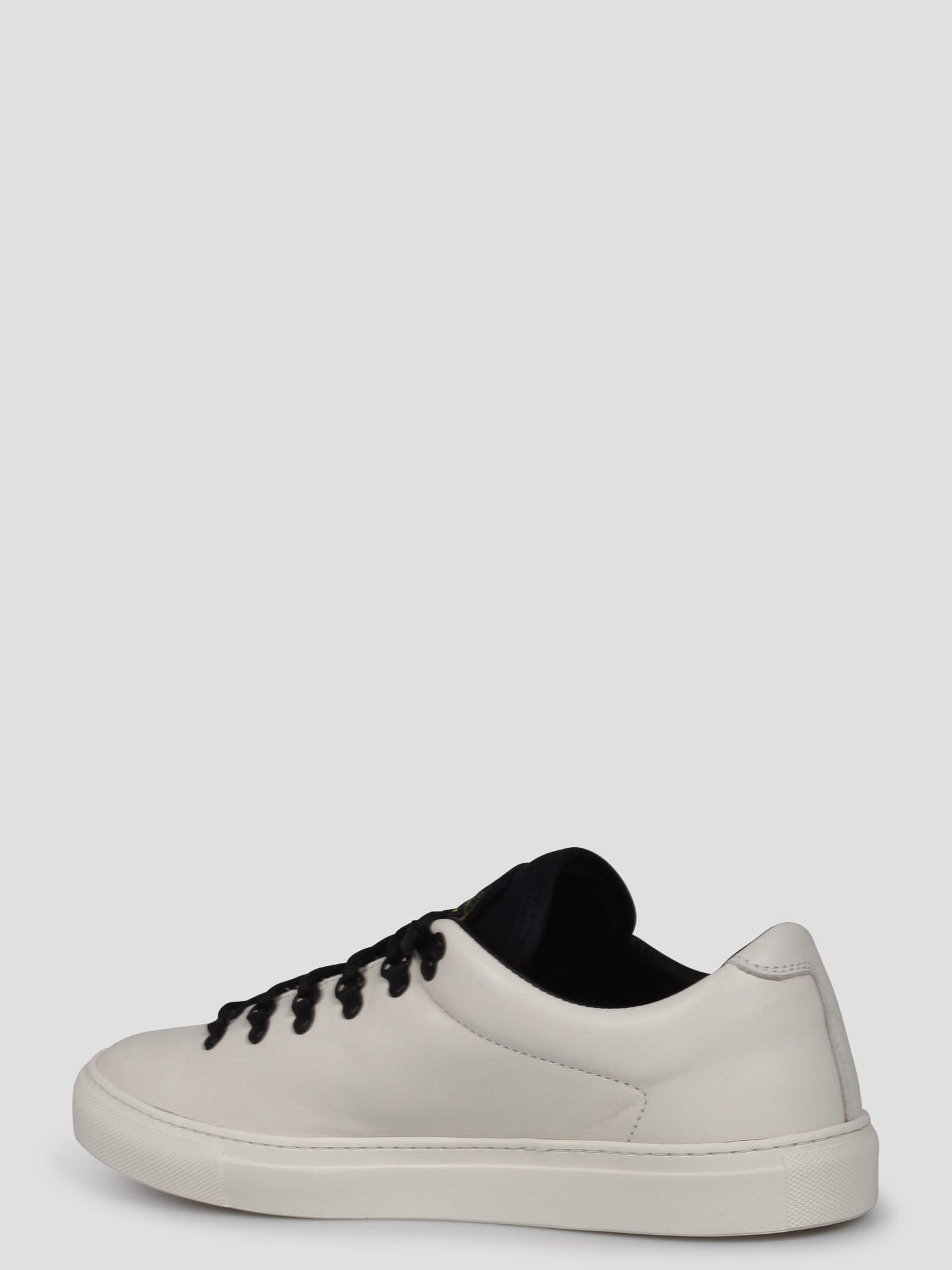 STONE ISLAND LEATHER SNEAKERS 