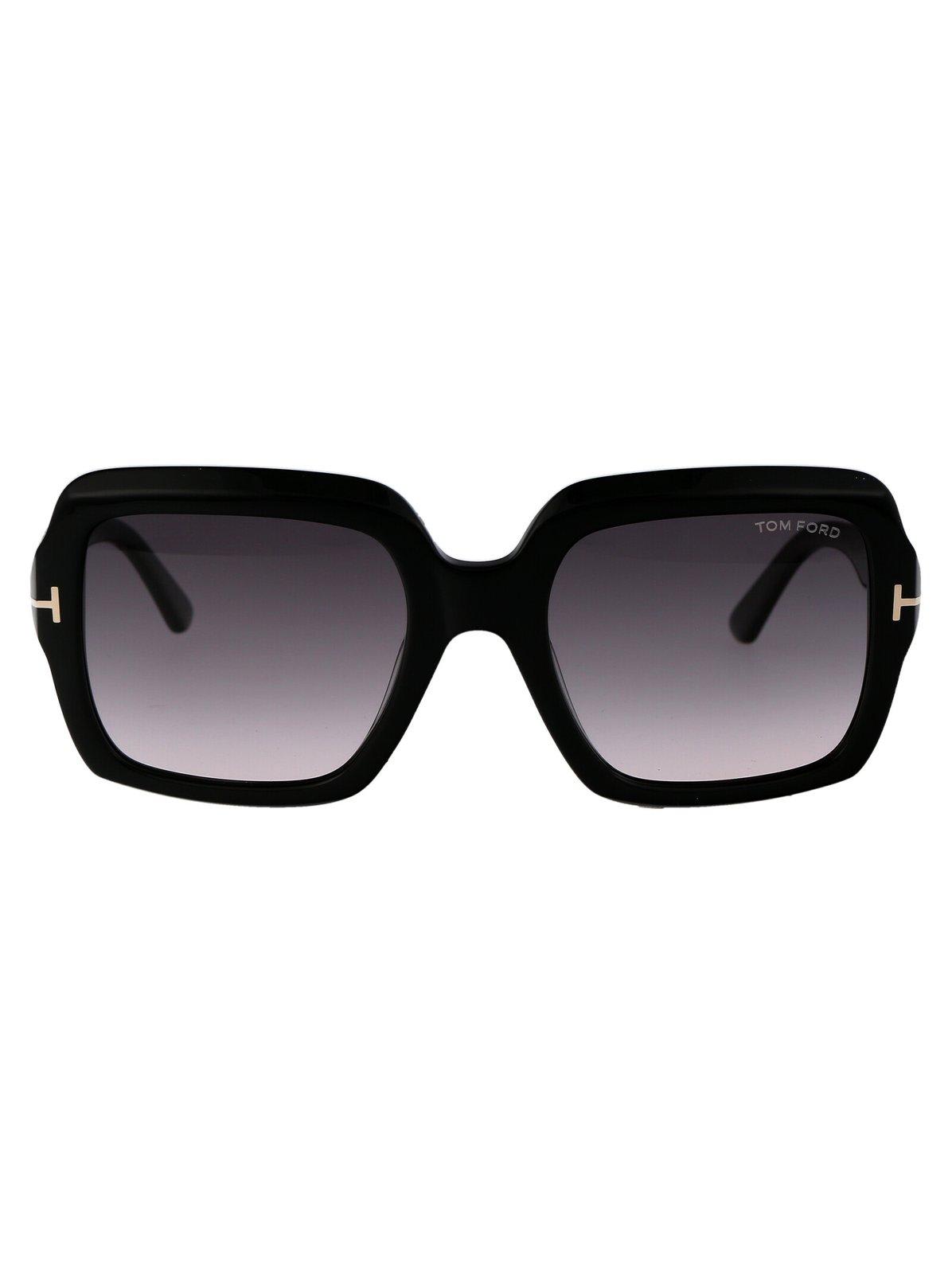 Shop Tom Ford Square-frame Sunglasses In 01b