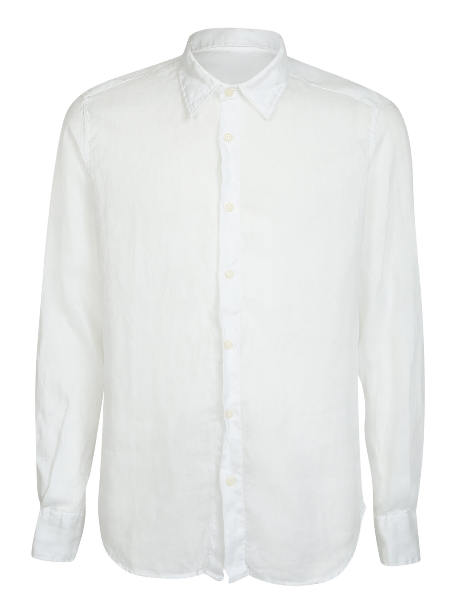 Original Vintage Style Linen Shirt In White