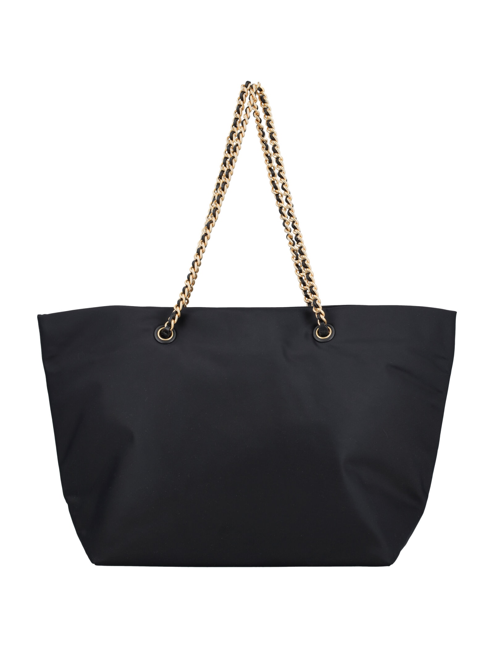 Shop Tory Burch Ella Chain Tote Bag In Black