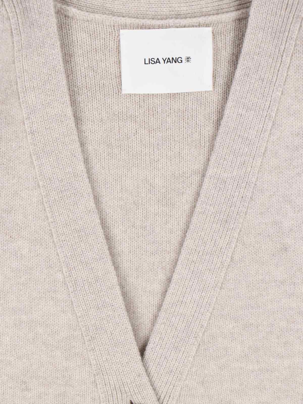 Lisa Yang Cashmere Cardigan In Neutral