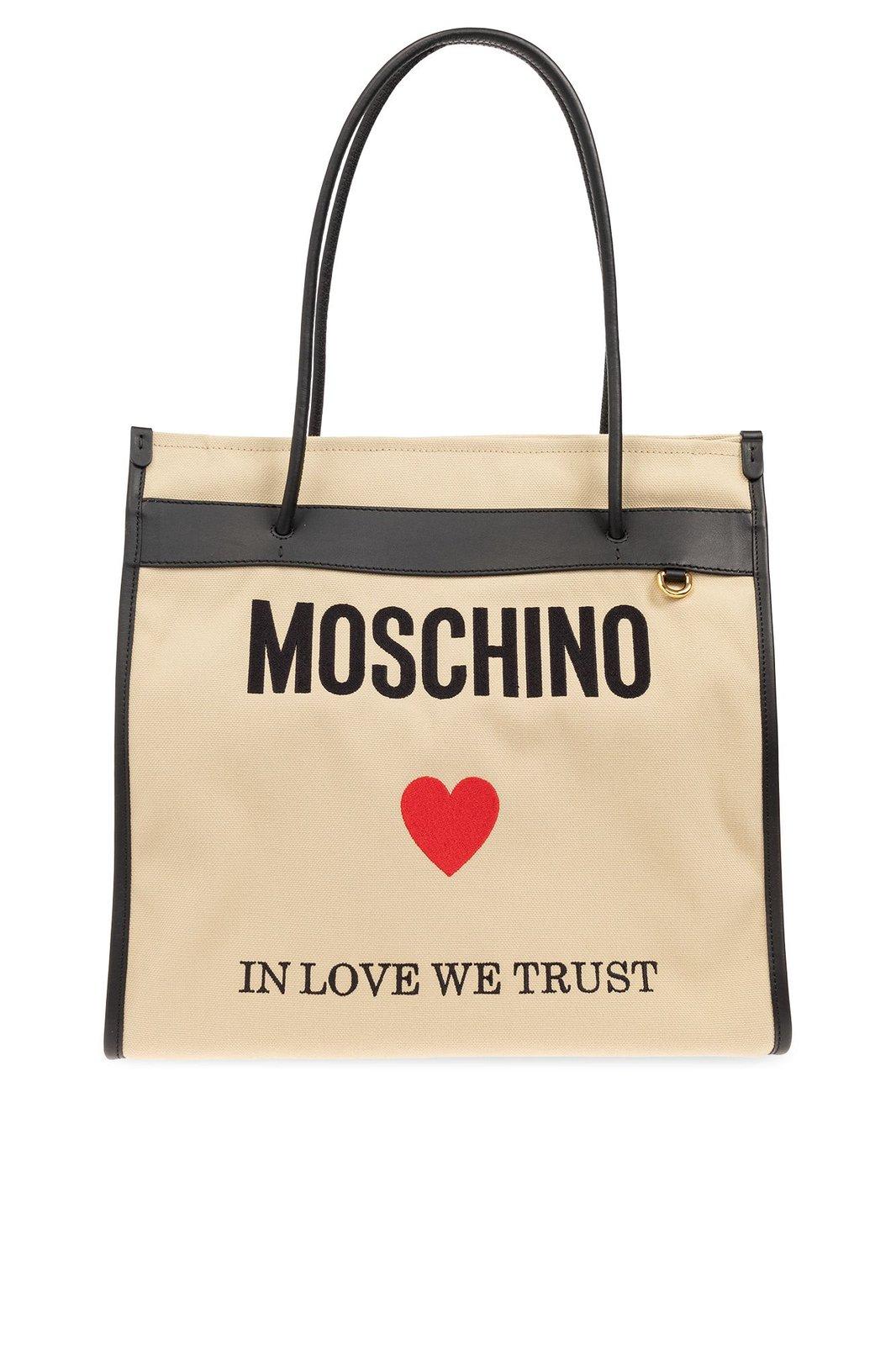 Moschino Open-top Shopper Bag