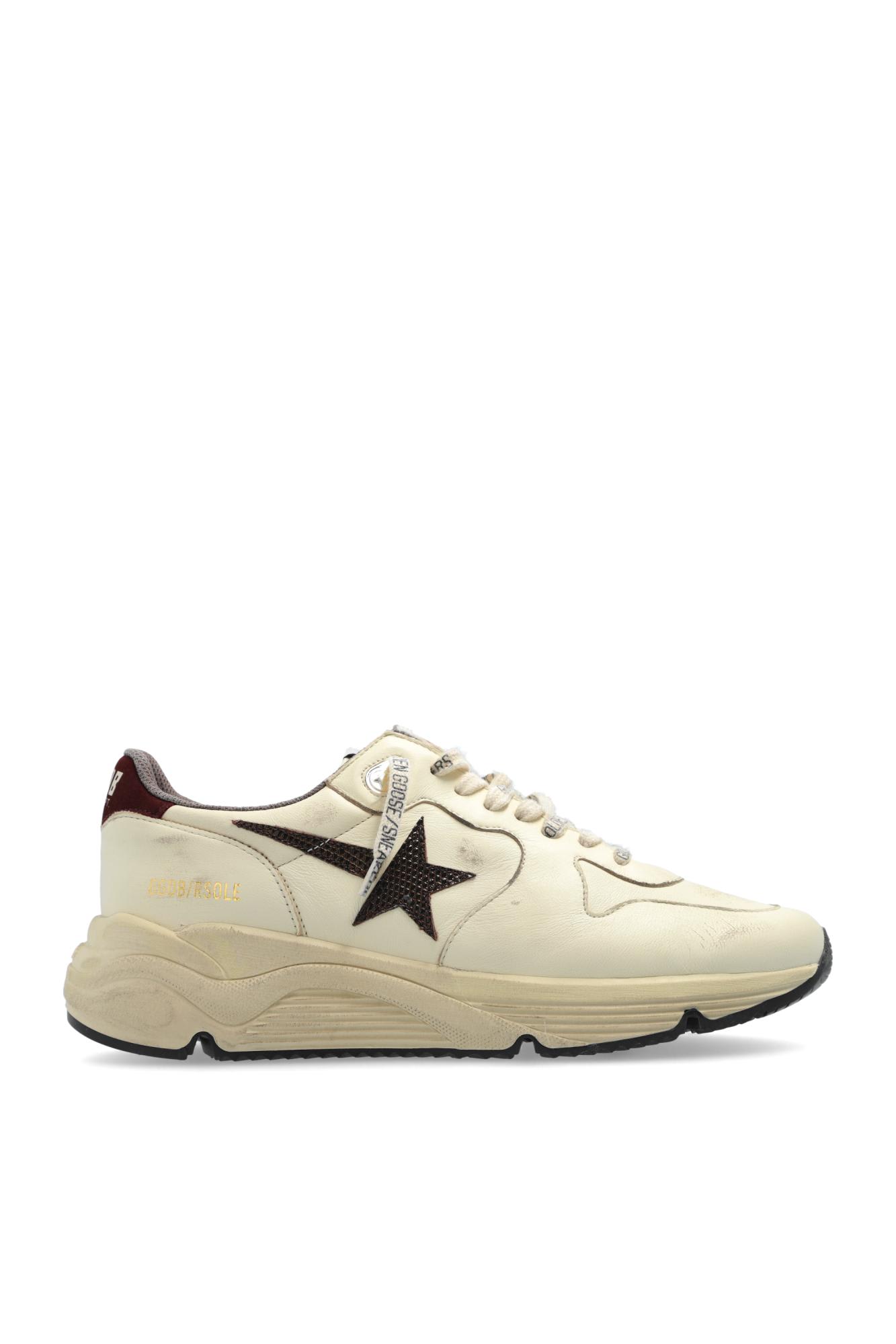 Shop Golden Goose Sneakers Running Sole In White