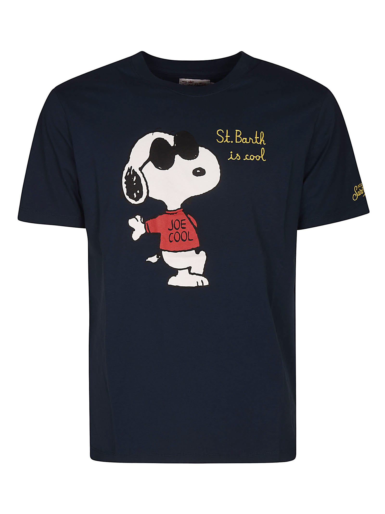 MC2 Saint Barth Embroidered Snoopy T-shirt