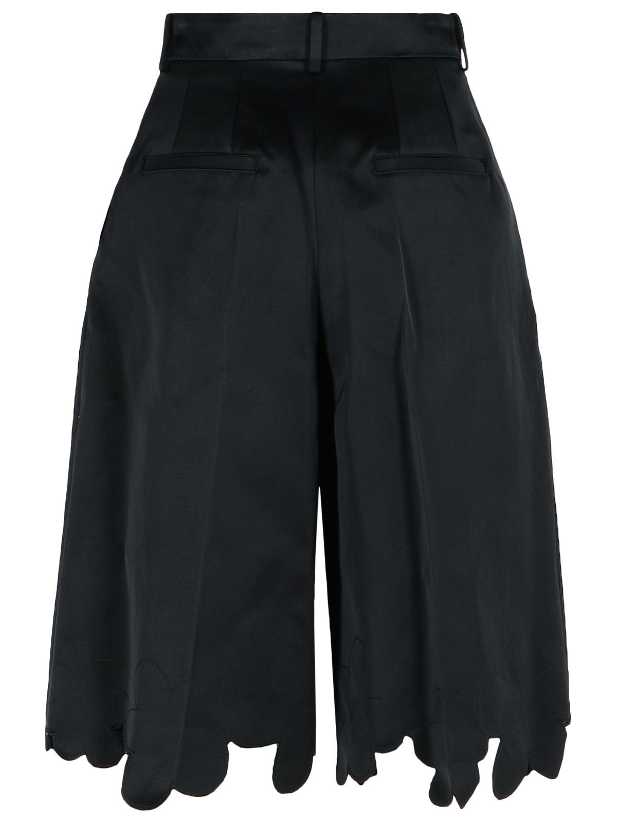 Marni Black Viscose Blend Shorts In Black