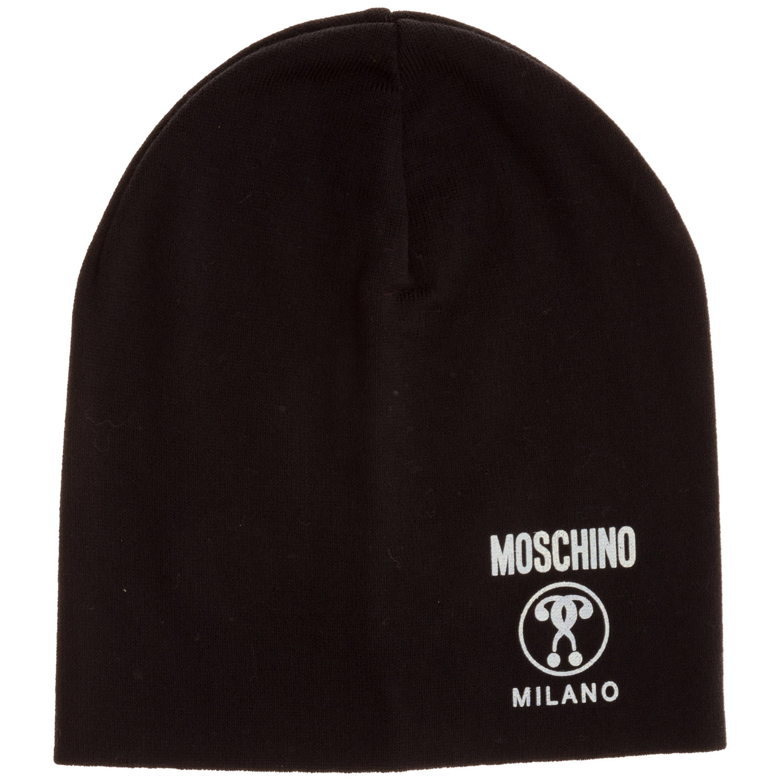 MOSCHINO DOUBLE QUESTION MARK BEANIE,11888683