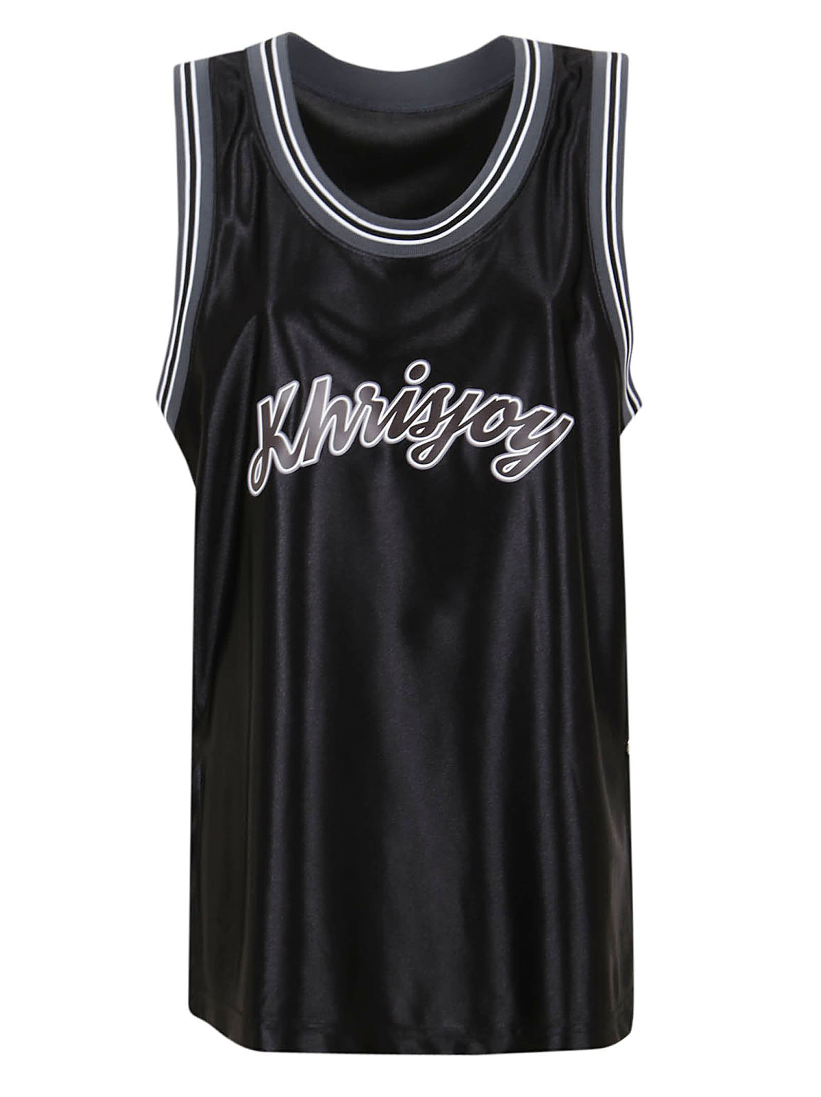 Khrisjoy Logo-print Tank Top In Black