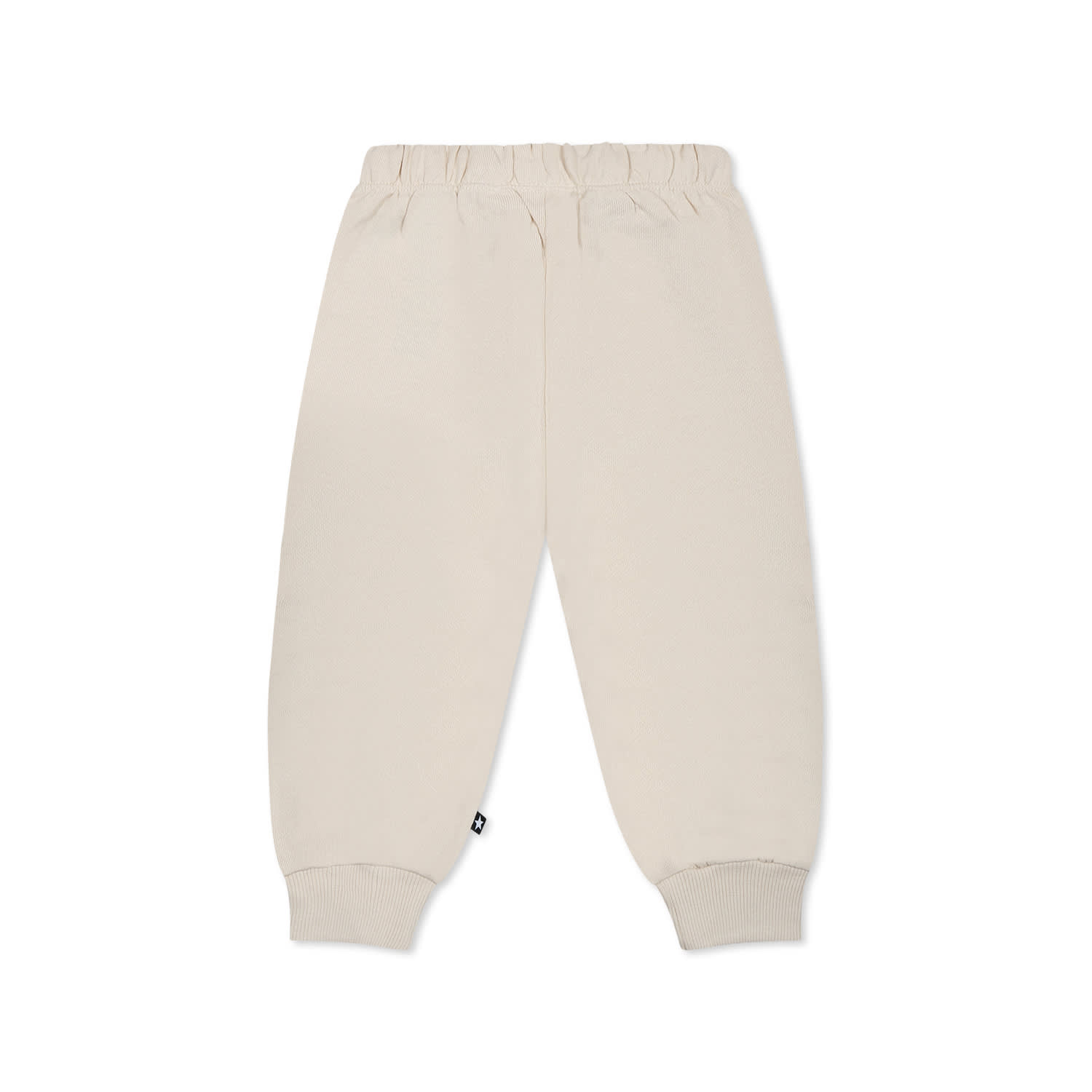 Molo Light Blue Trousers For Babykids In Ivory