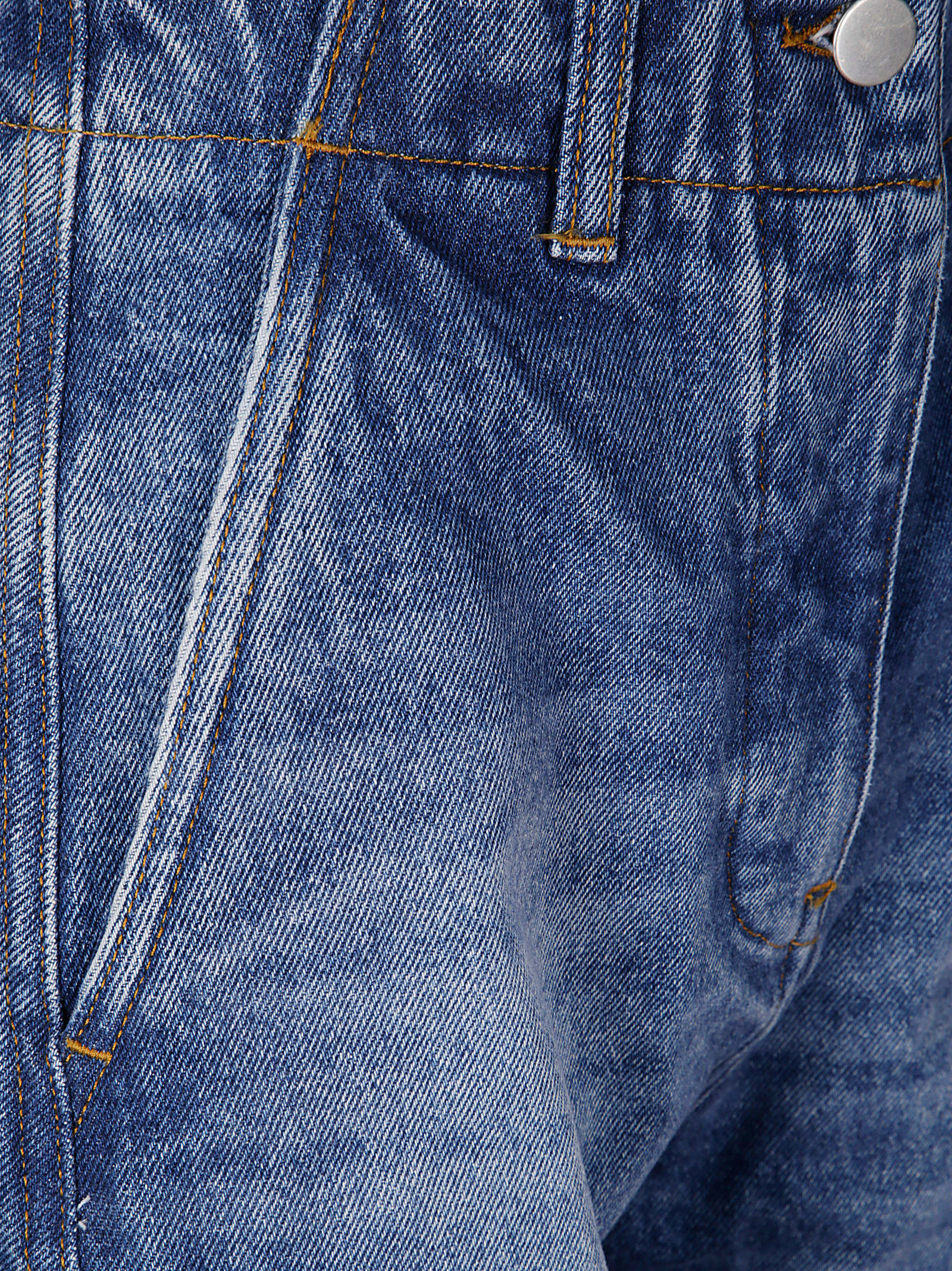 Studio Nicholson Belt-loop Jeans In Worn Wash Indigo