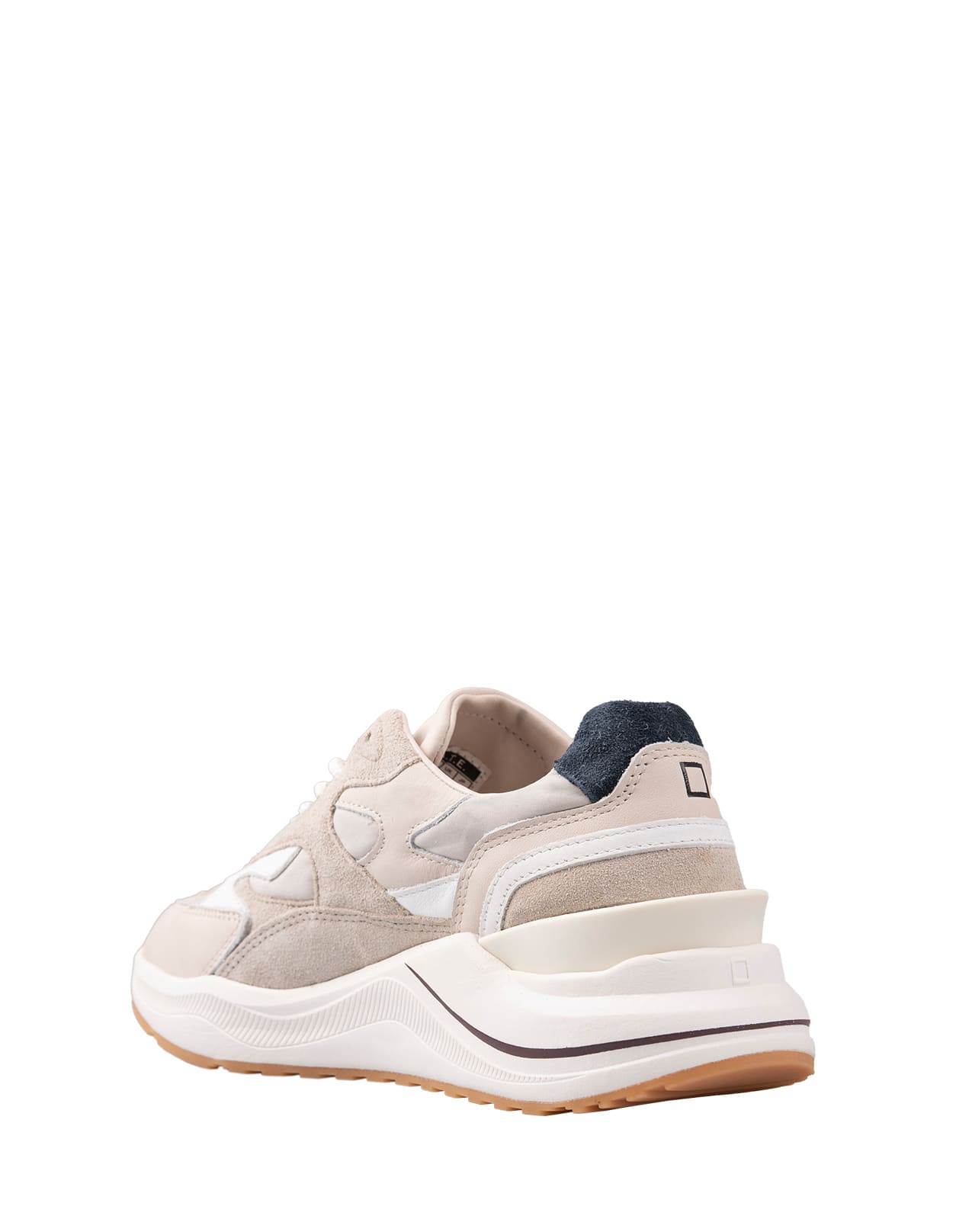 Shop Date Fuga Running Sneakers In Ivory D.a.t.e. In Avory