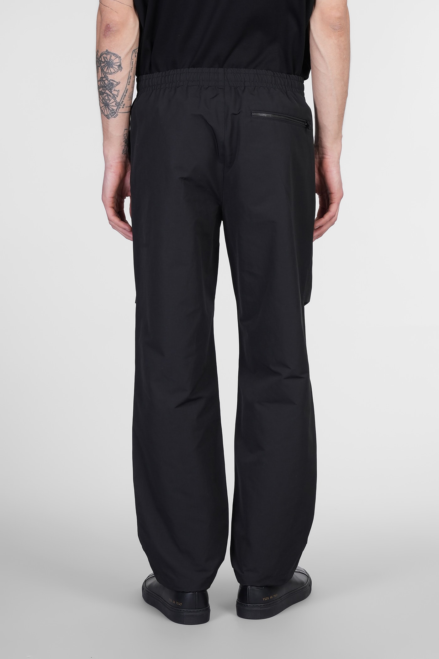 Theory Pants In Black Cotton In Black