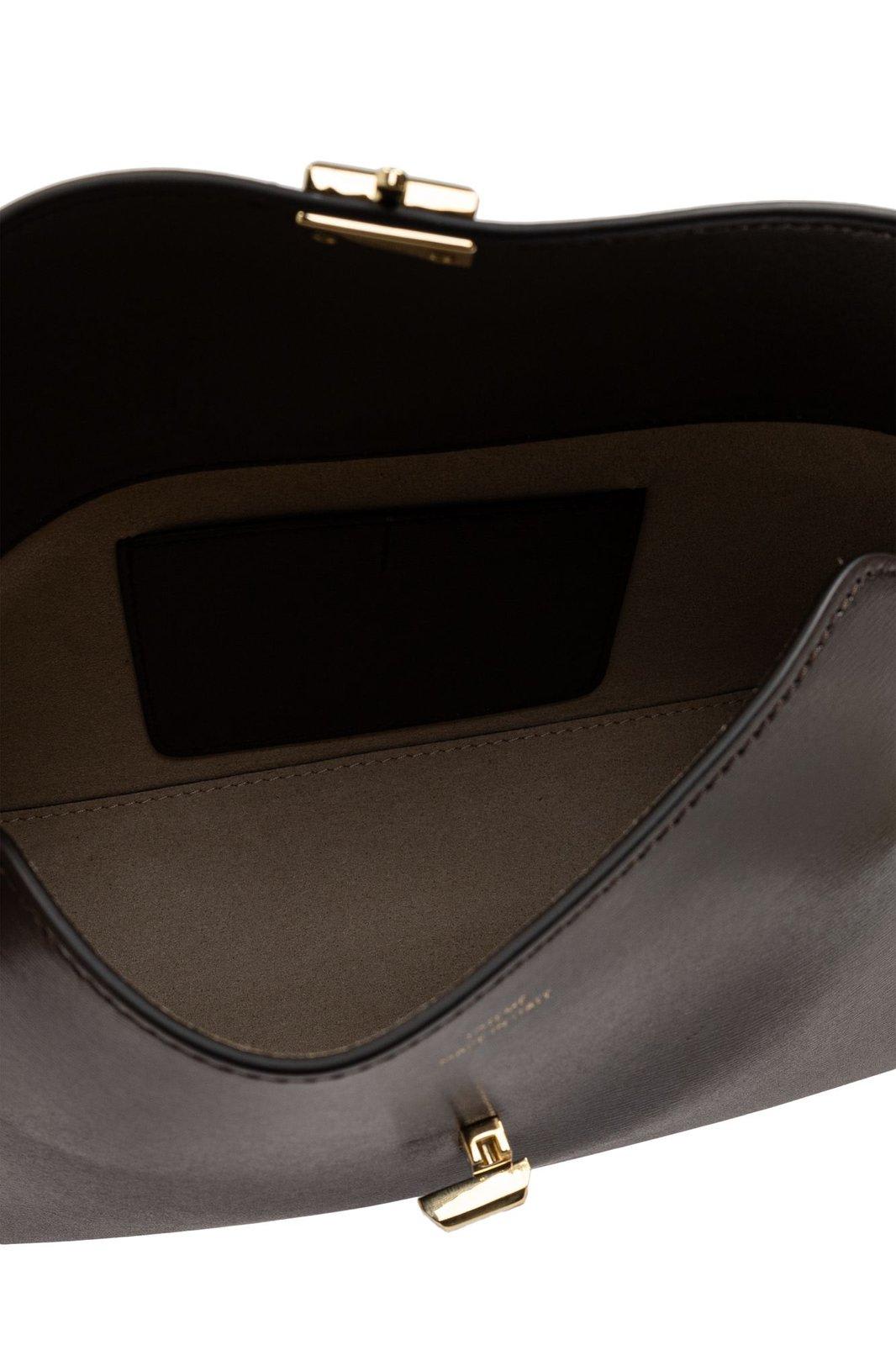 Totême T-lock Shoulder Bag In Bark