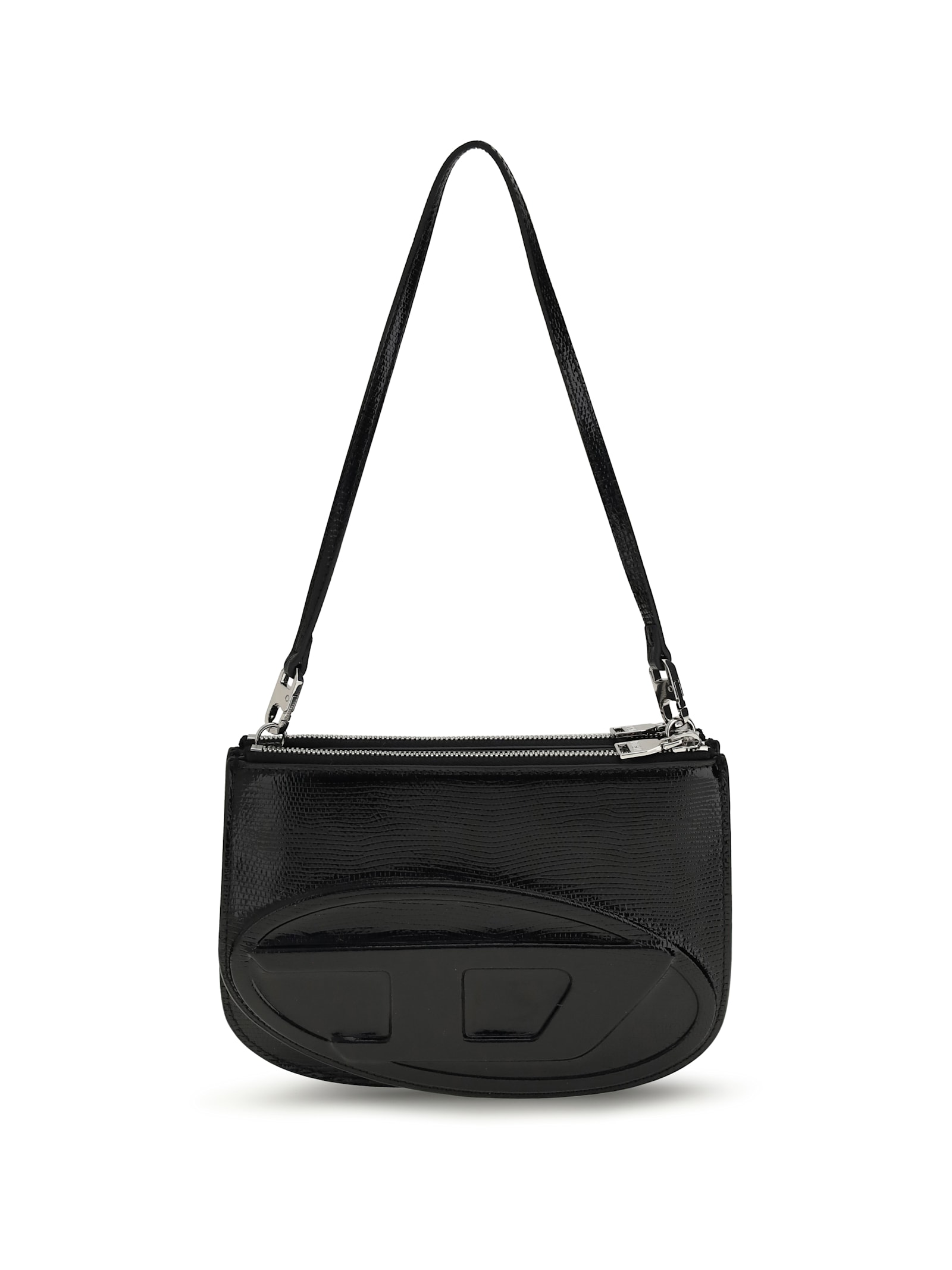 Diesel 1dr Twin Shoulder Bag In Black