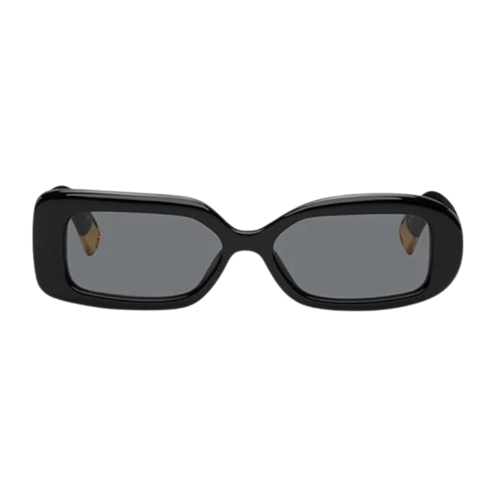 Shop Jacquemus Sunglasses In Nero/nero