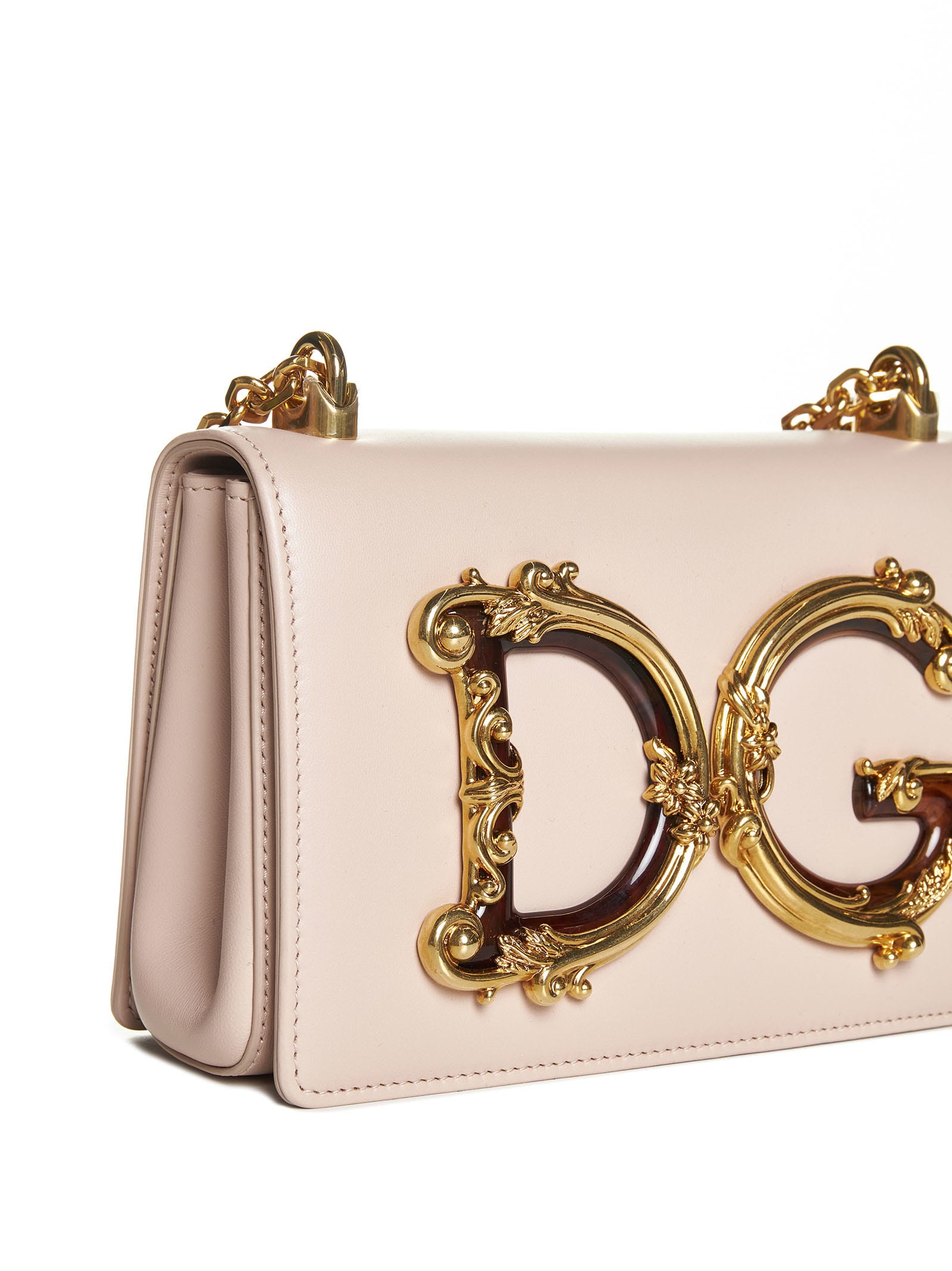 Dolce & Gabbana Dg Girls Crossbody Bag In Powder