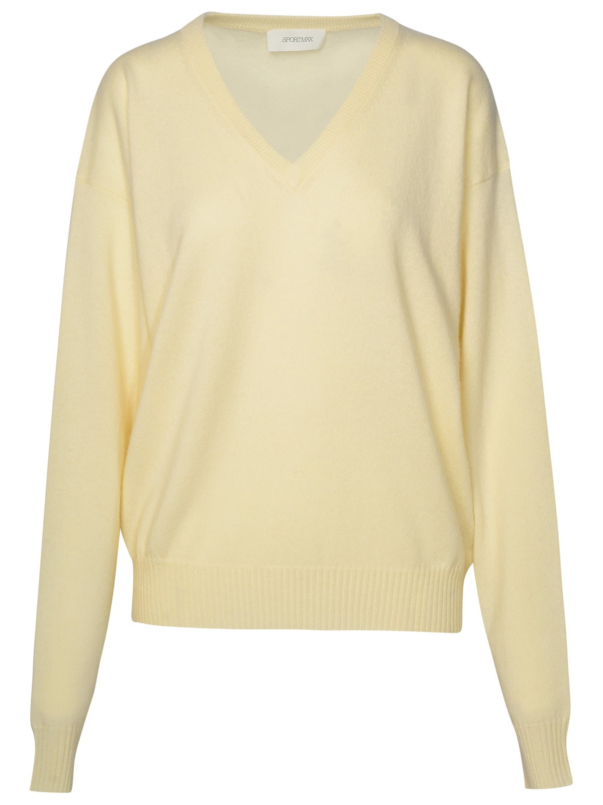 Shop Sportmax Ivory Wool Blend Sweater In Cream