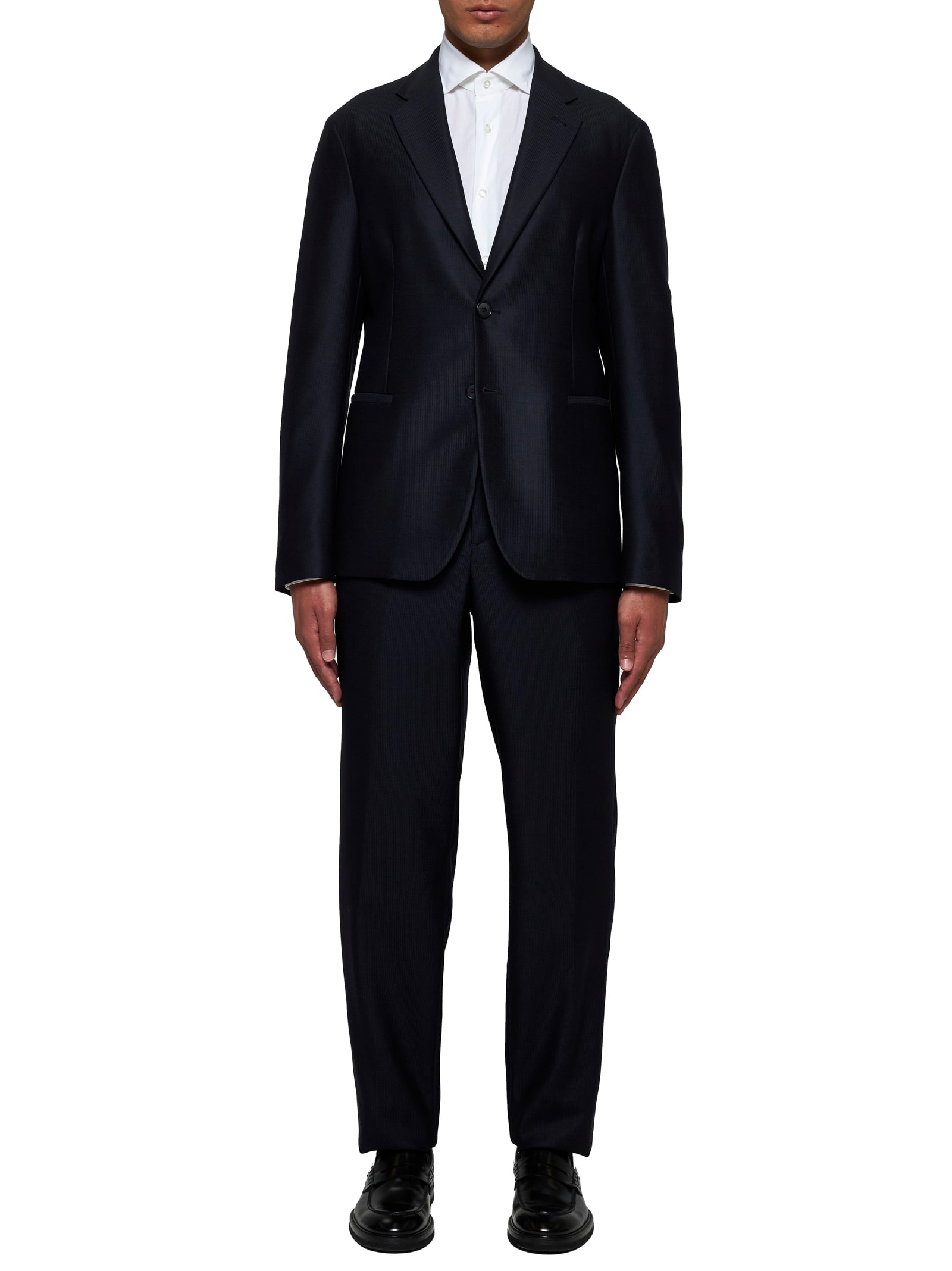 Shop Giorgio Armani Blazer In Ultramarine B